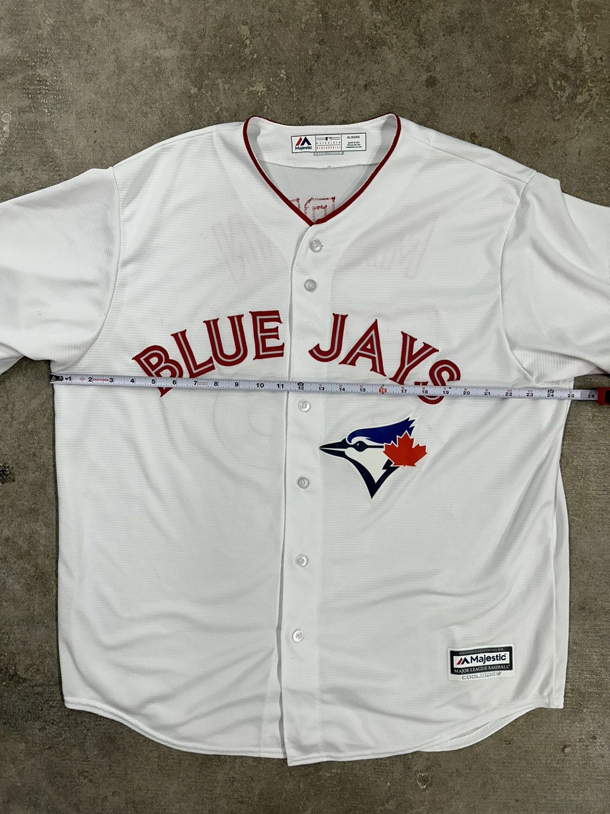 Majestic Majestic Toronto Blue Jays Martin Canada Day Authentic RARE Size US XL / EU 56 / 4 - 16 Thumbnail