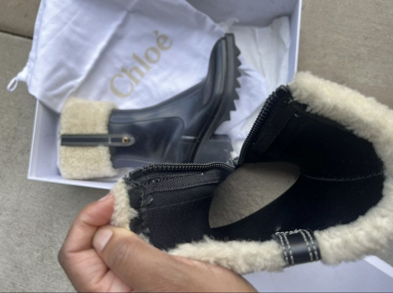 Chloe Chloe Betty Rain Boot Size US 7.5 / IT 37.5 - 4 Thumbnail