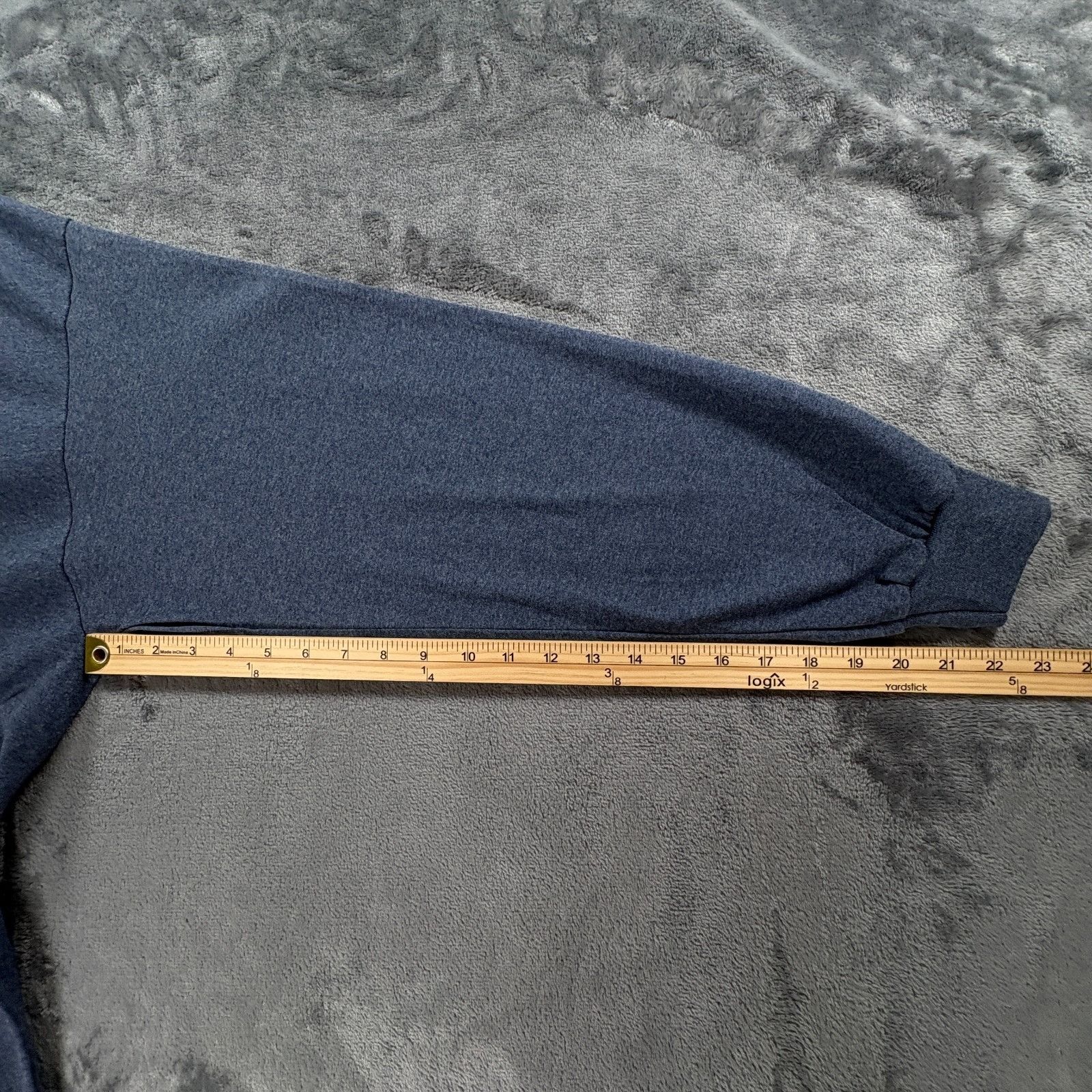 Basic Editions Basic Editions Long Sleeve Blank T Shirt Men XL Blue VTG 90' Size US XL / EU 56 / 4 - 8 Thumbnail