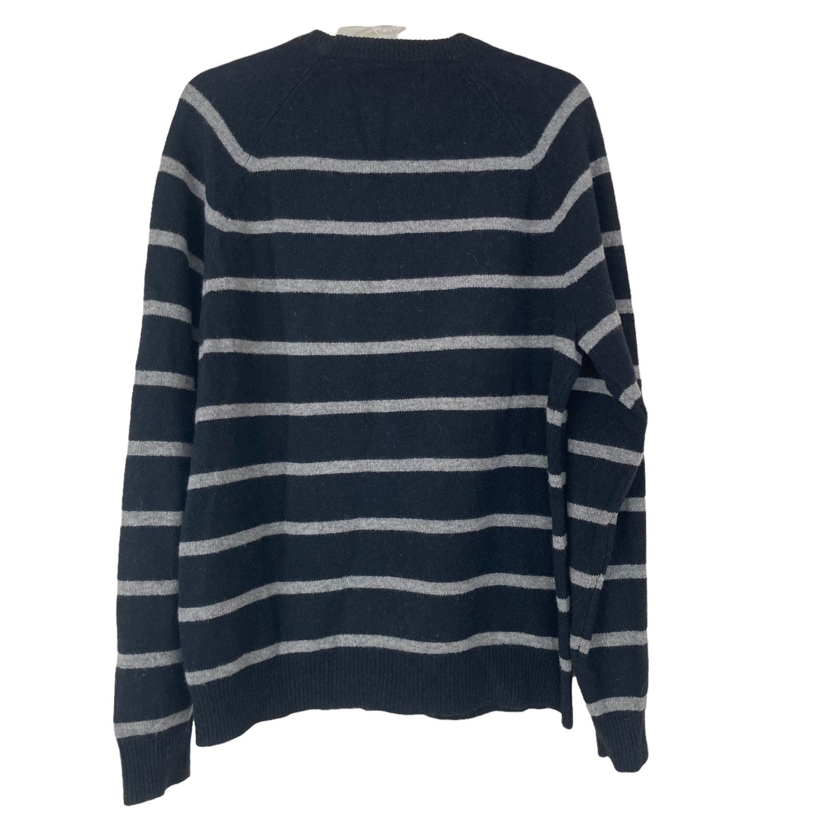 Express Express 100% Lambswool Black Striped Sweater Sz L Size US L / EU 52-54 / 3 - 4 Thumbnail