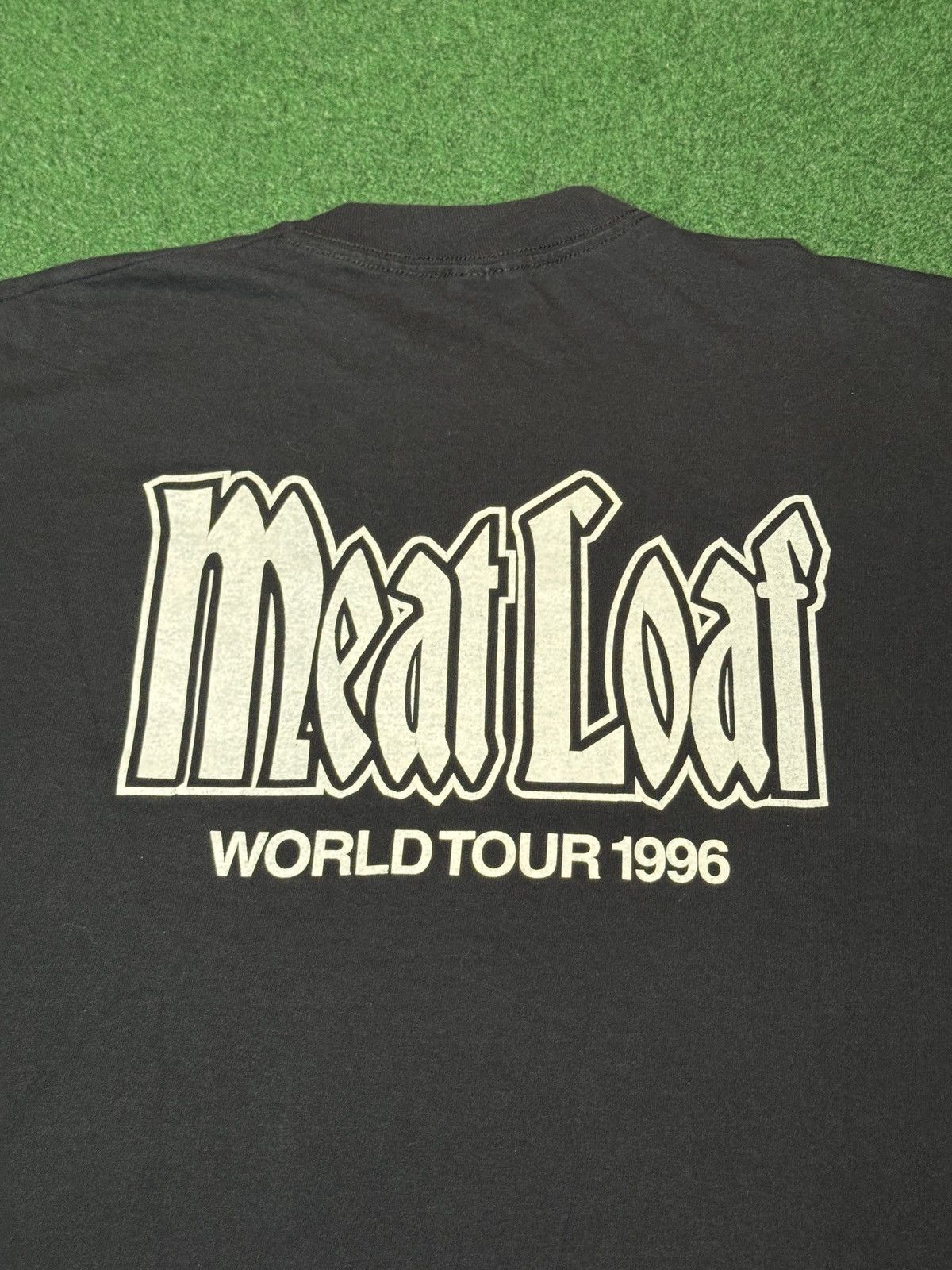 Band Tees Vintage 90s Meatloaf Bat Out Of Hell RARE Euro Tour T Shirt Size US XL / EU 56 / 4 - 5 Thumbnail