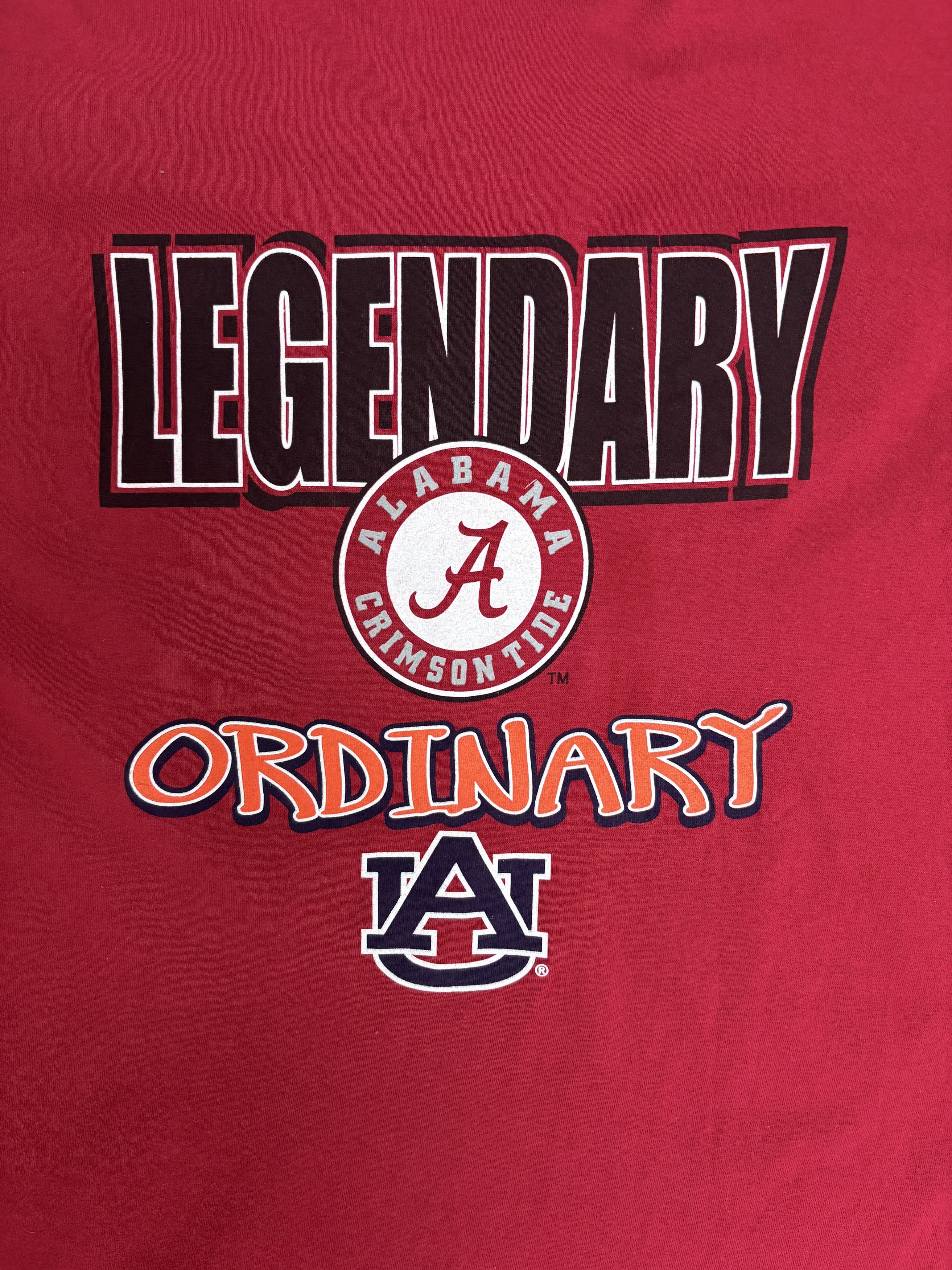 Vintage Alabama Crimson Tide Legendary Vintage Red T-Shirt Tee Size US L / EU 52-54 / 3 - 5 Thumbnail