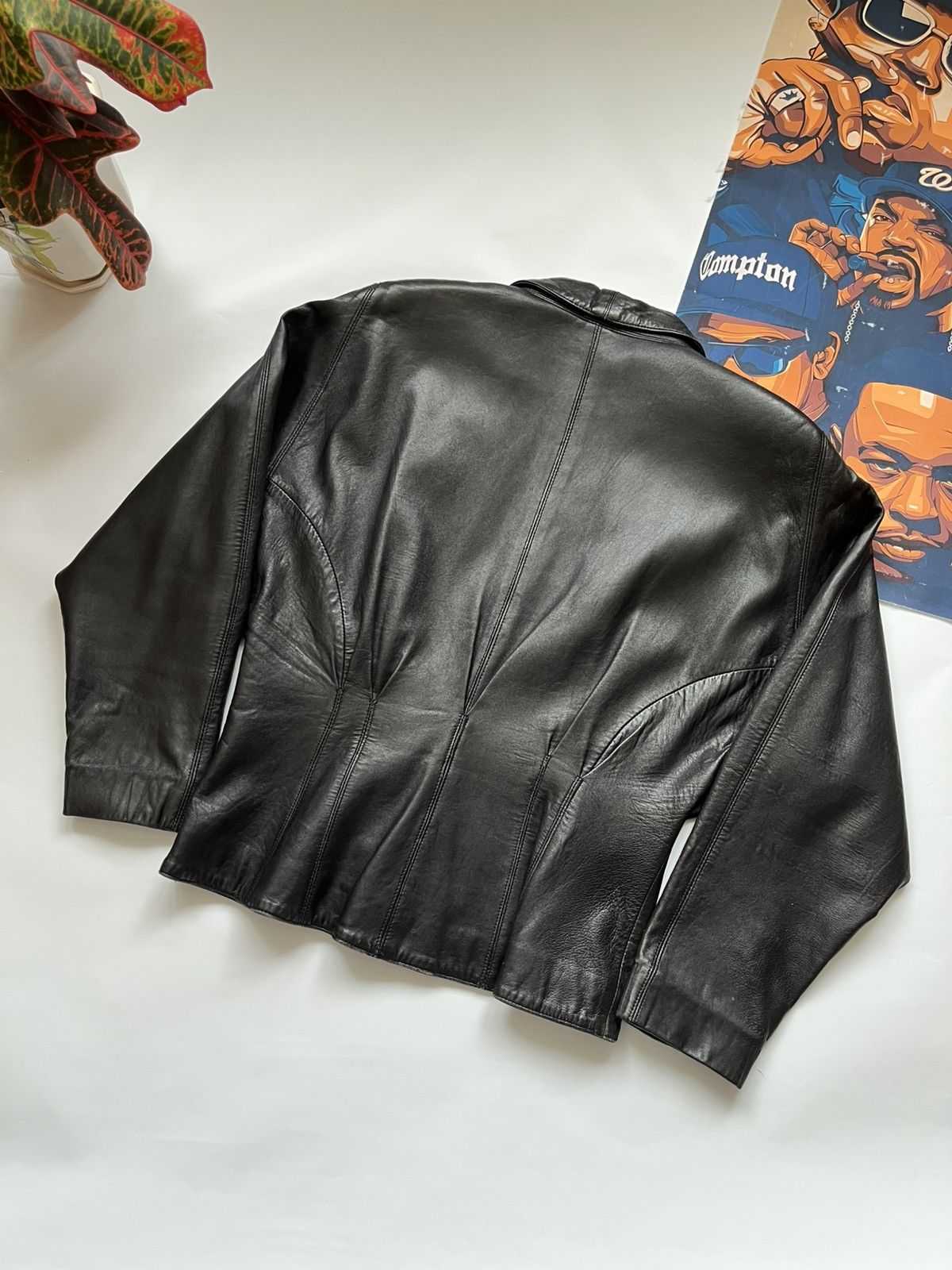Wilsons Leather Vintage 90s Wilsons Leather y2K Jacket Size L / US 10 / IT 46 - 2 Thumbnail