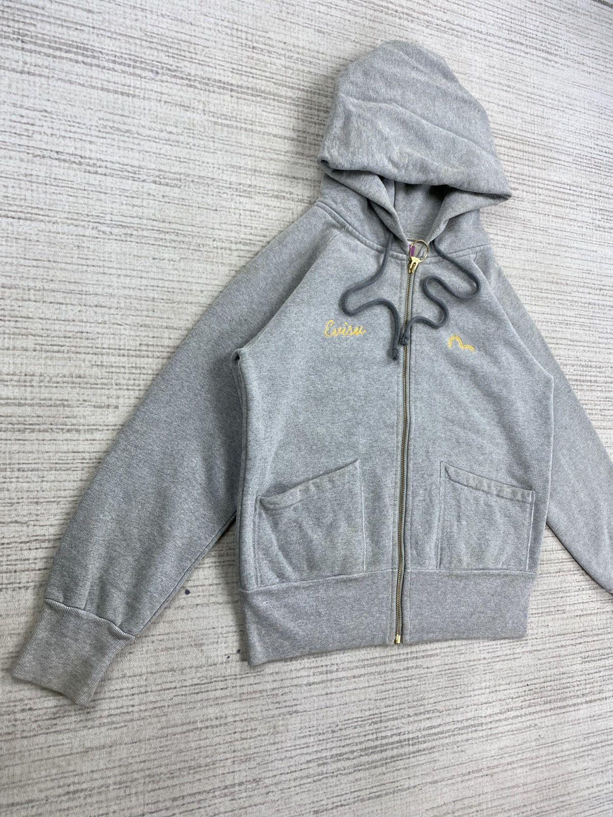 Evisu × Japanese Brand × Vintage Vintage Evisu Embroidery Logo Zipper Hoodie Size US S / EU 44-46 / 1 - 3 Thumbnail