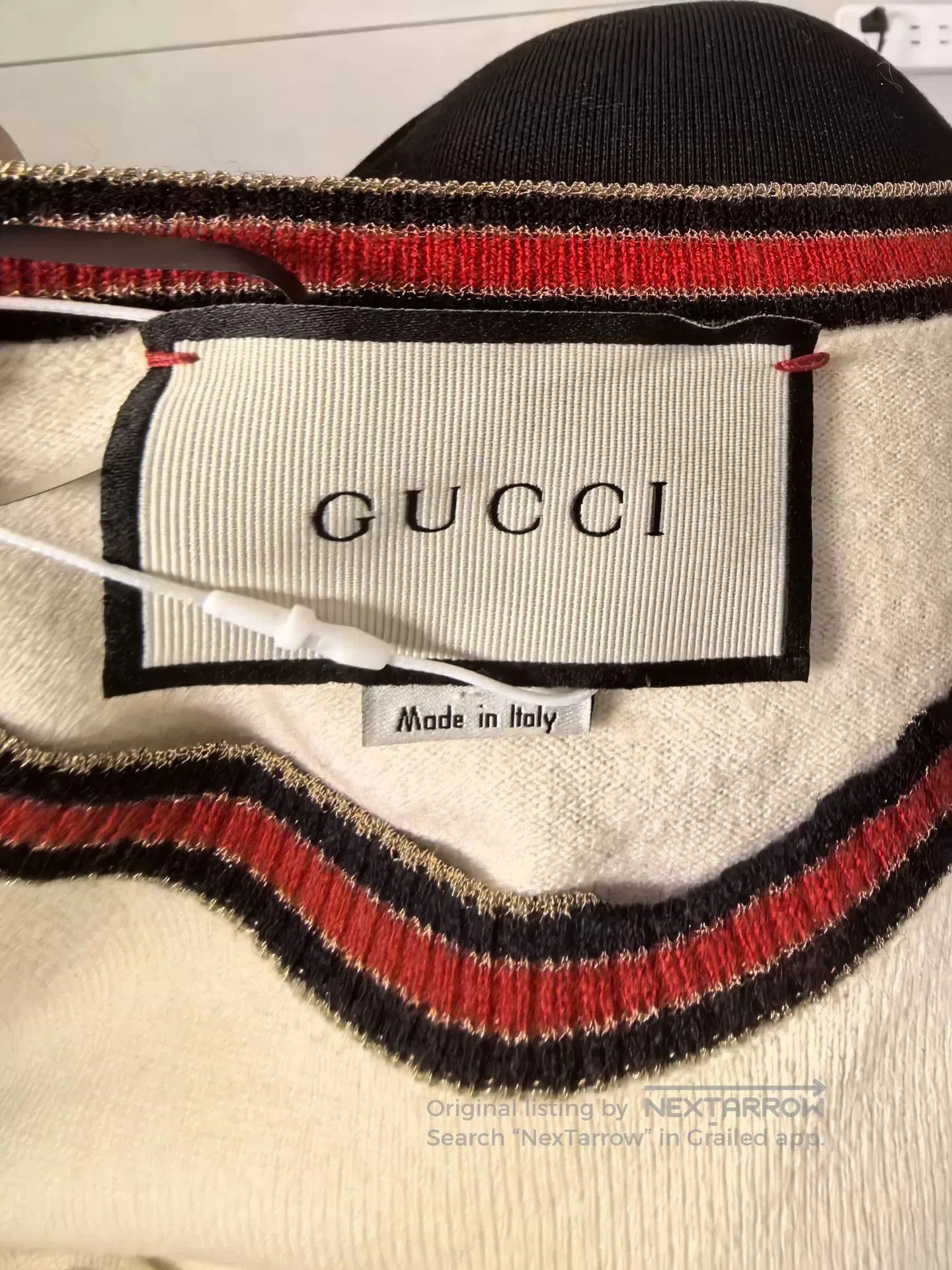 Gucci Gucci Wool Sweater with Red Green Stripes. Size US M / EU 48-50 / 2 - 3 Thumbnail
