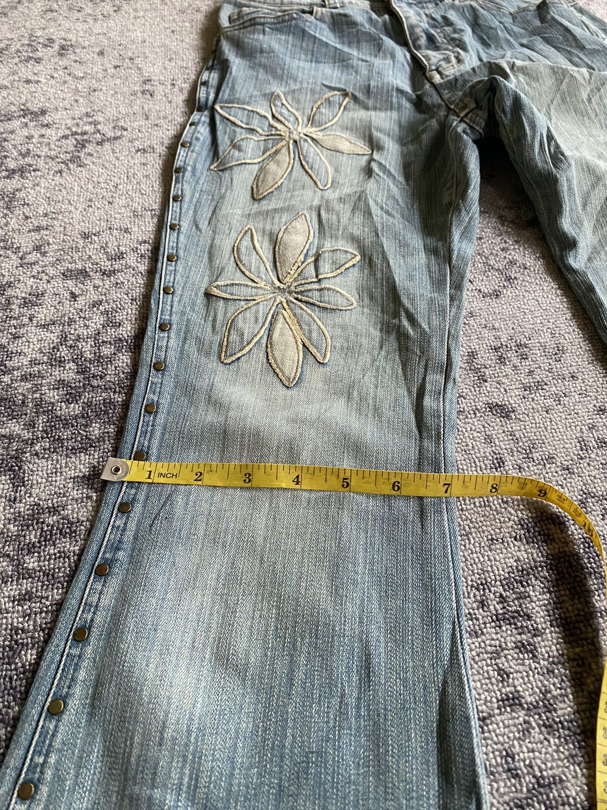 Hysteric Glamour × If Six Was Nine × Japanese Brand Y2k Live claire ifsixwasnine flare jeans Size 29" - 12 Thumbnail