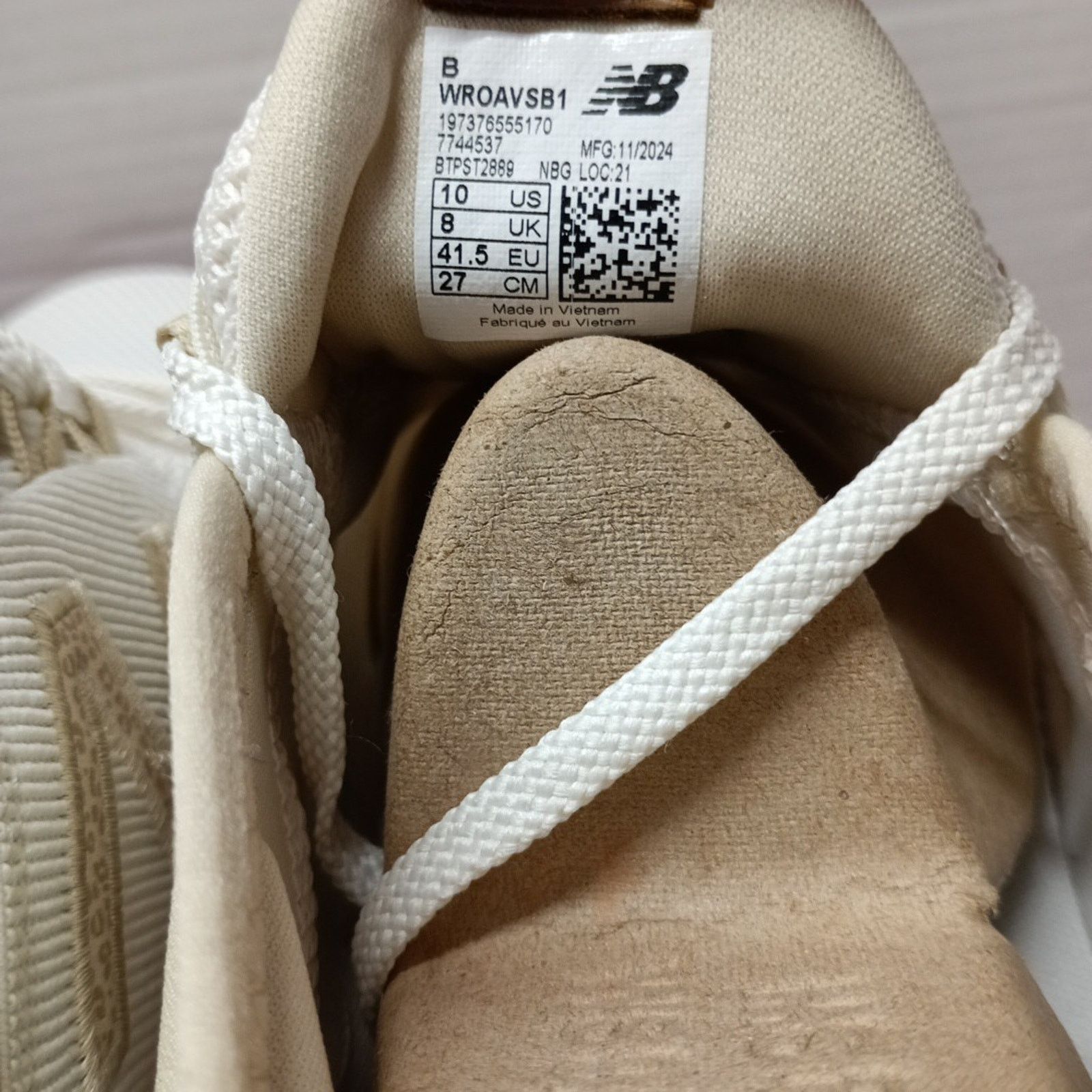 New Balance New Balance Fresh Foam Roav Womens Shoes Size 10 White Beige Size US 10 / IT 40 - 5 Thumbnail