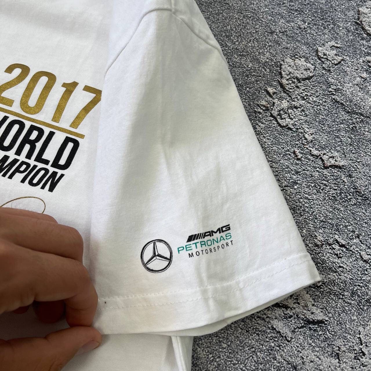 Vintage Mercedes Amg Petronas Lewis Hamilton World Champion 2017 Size US S / EU 44-46 / 1 - 7 Thumbnail