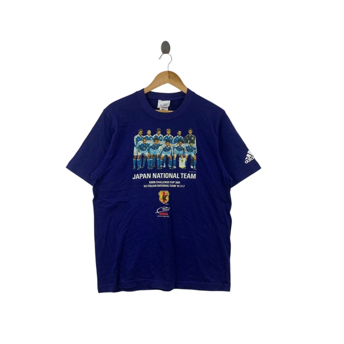 Adidas Vintage 2001 ADIDAS x Japan Football Hidetoshi Nakata Era Size US L / EU 52-54 / 3 - 1 Thumbnail