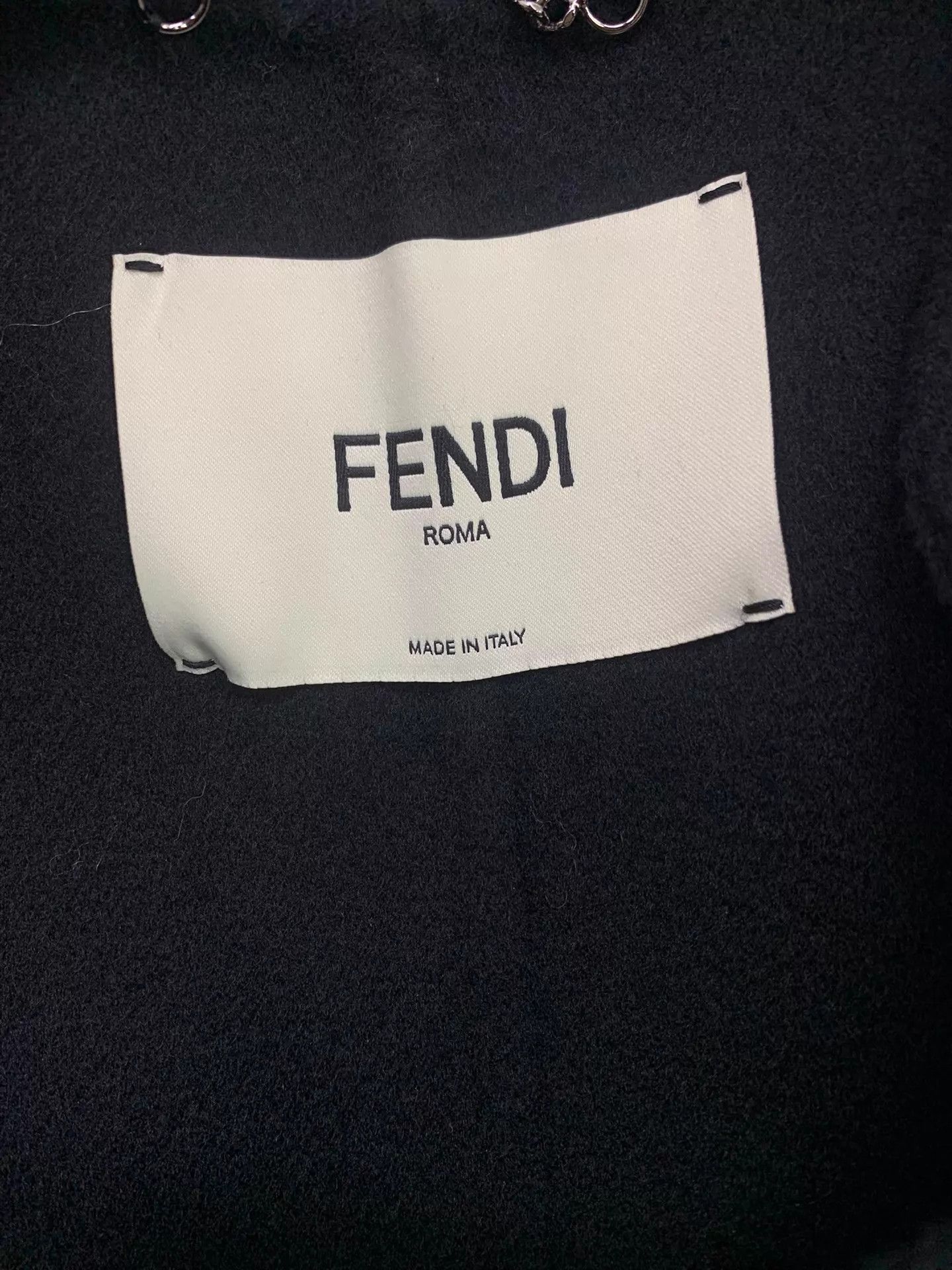 Fendi Fendi Black Wool Fox Fur Paneled Vest 38 Size XS / US 0-2 / IT 36-38 - 4 Thumbnail