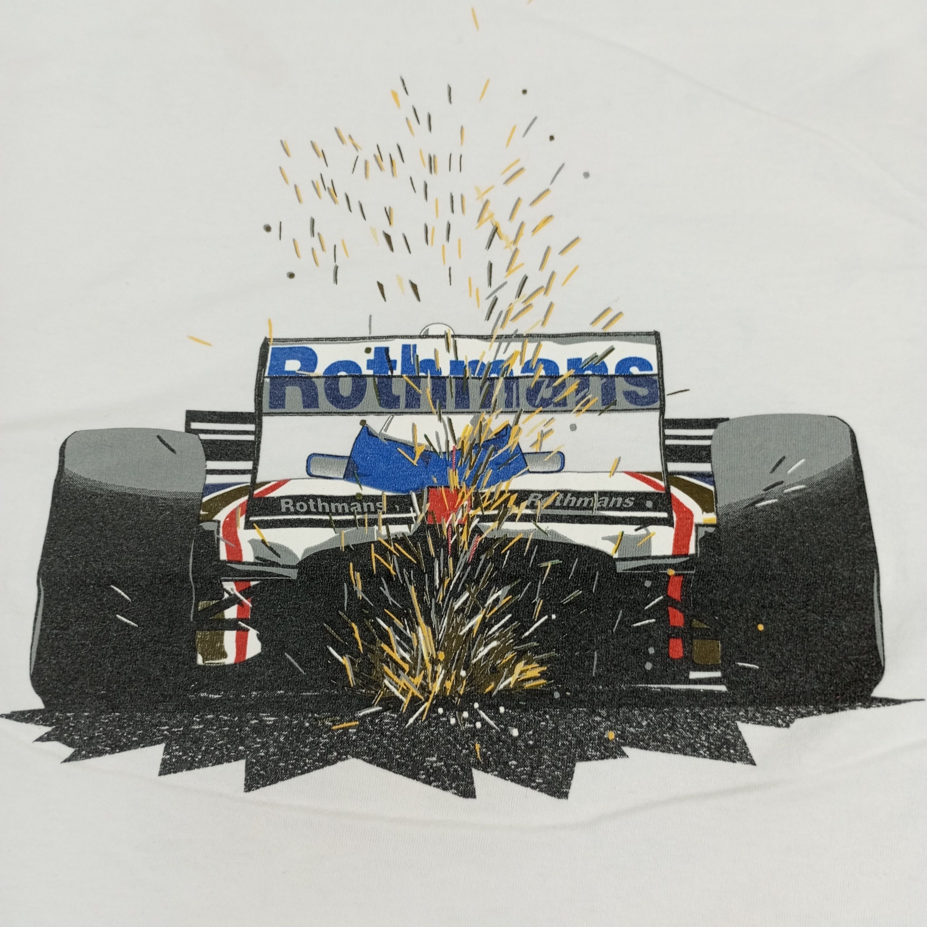 Vintage Racing F1 Formula One Rothmans Williams Renault Tshirt Size US M / EU 48-50 / 2 - 4 Thumbnail