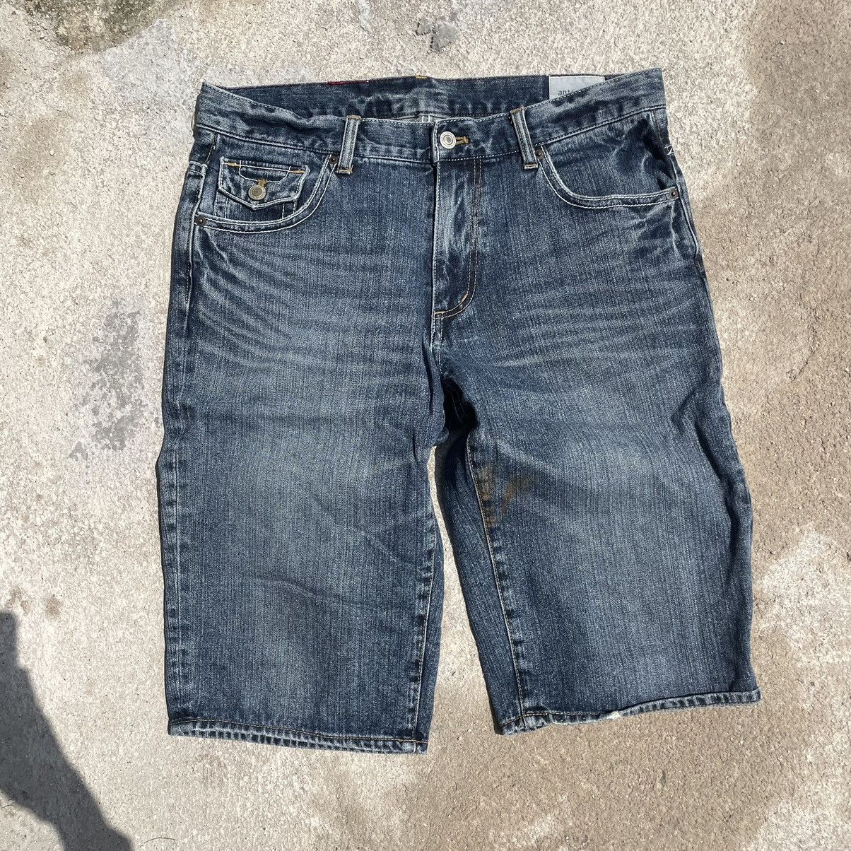 Japanese Brand “ANTI LABEL” DENIM SHORT/JEAN SHORT(JORT) Size US 34 / EU 50 - 1 Thumbnail