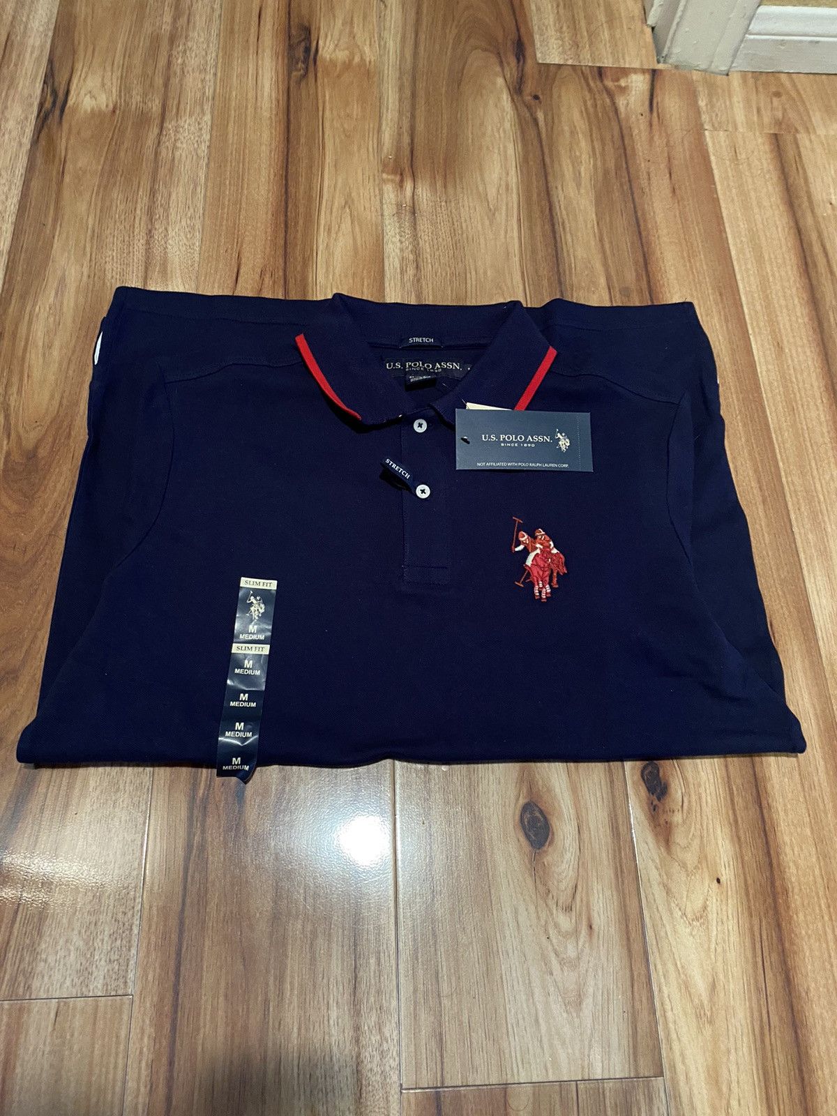 U.S. Polo Assn. Brand New Navy Blue U.S. Polo Assn. Polo Size US M / EU 48-50 / 2 - 3 Thumbnail