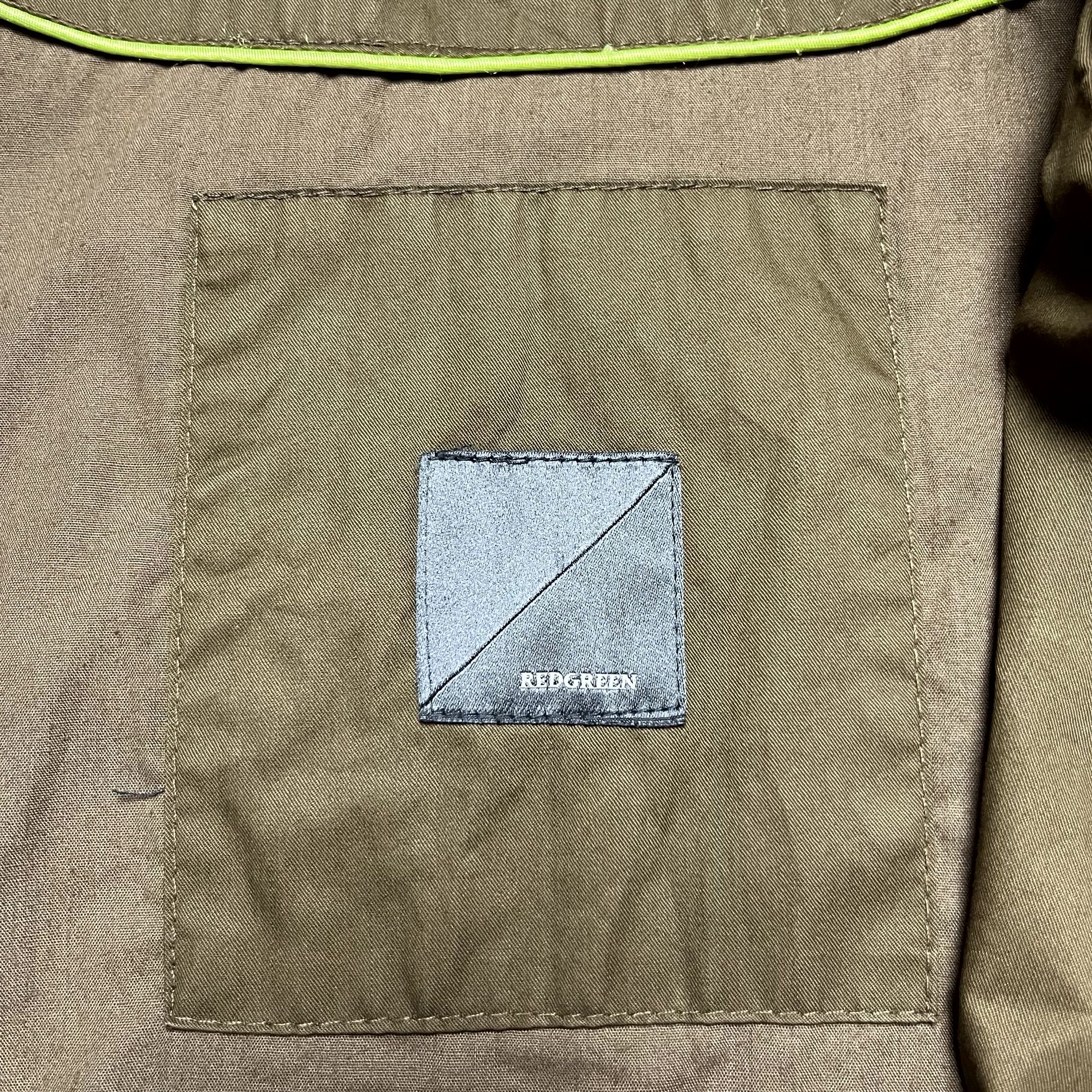 Vintage REDGREEN Military Utility Lightweight Khaki Jacket Size L Size US L / EU 52-54 / 3 - 6 Thumbnail