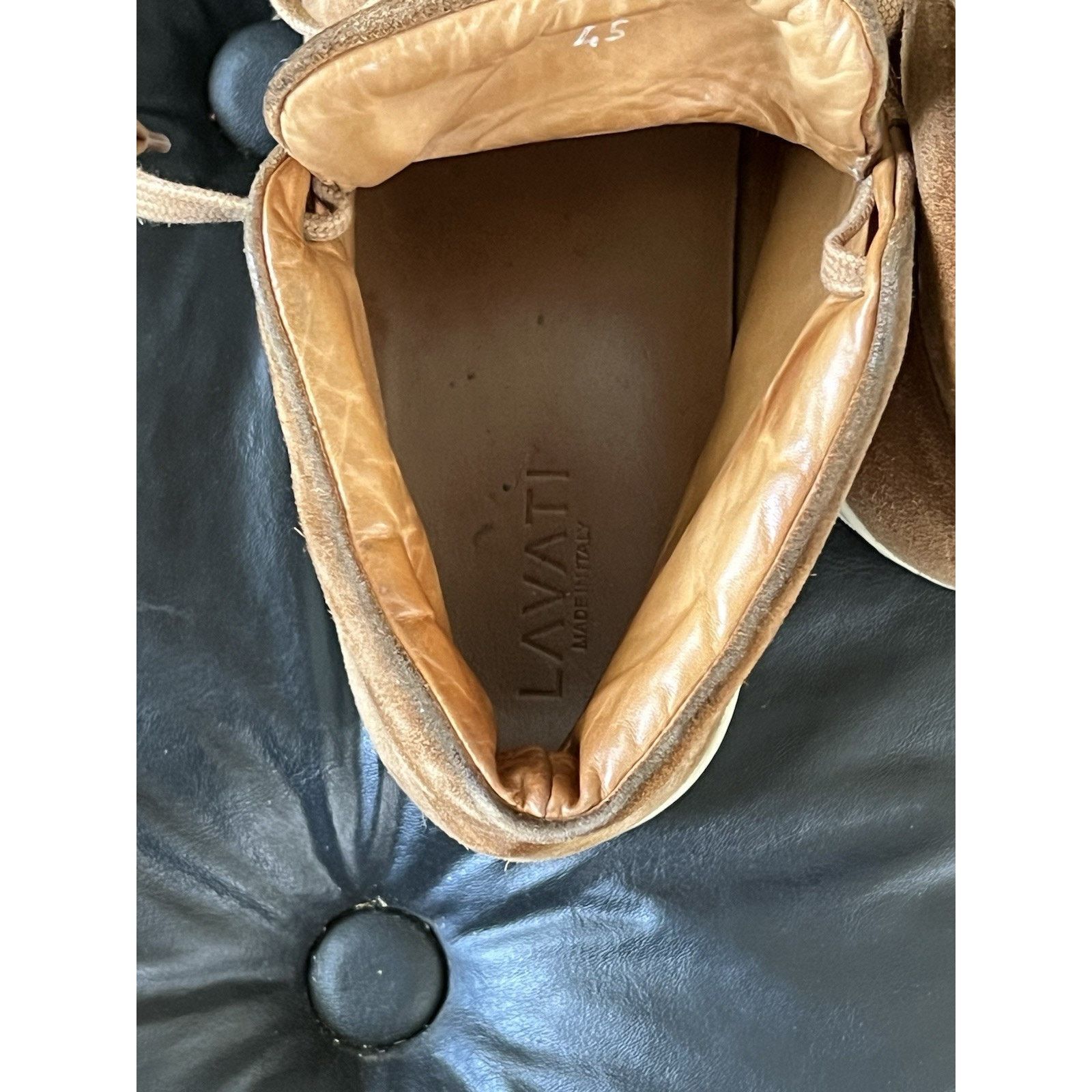 Other Lavati Brown Italian Leather Sneackers US 11 Size US 11 / EU 44 - 6 Thumbnail
