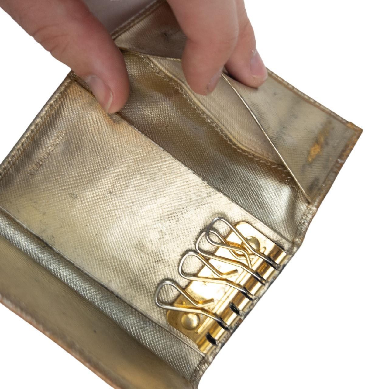 Prada Vintage Prada Gold Key Holder Size ONE SIZE - 4 Thumbnail