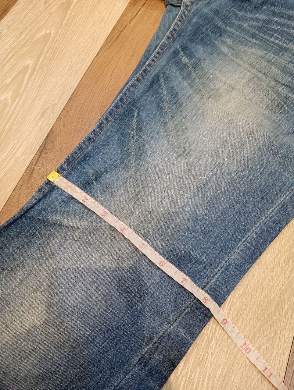 Japanese Brand JAPANESE ROOT THREE BLUE DENIM FLARED PANTS Size US 34 / EU 50 - 18 Thumbnail