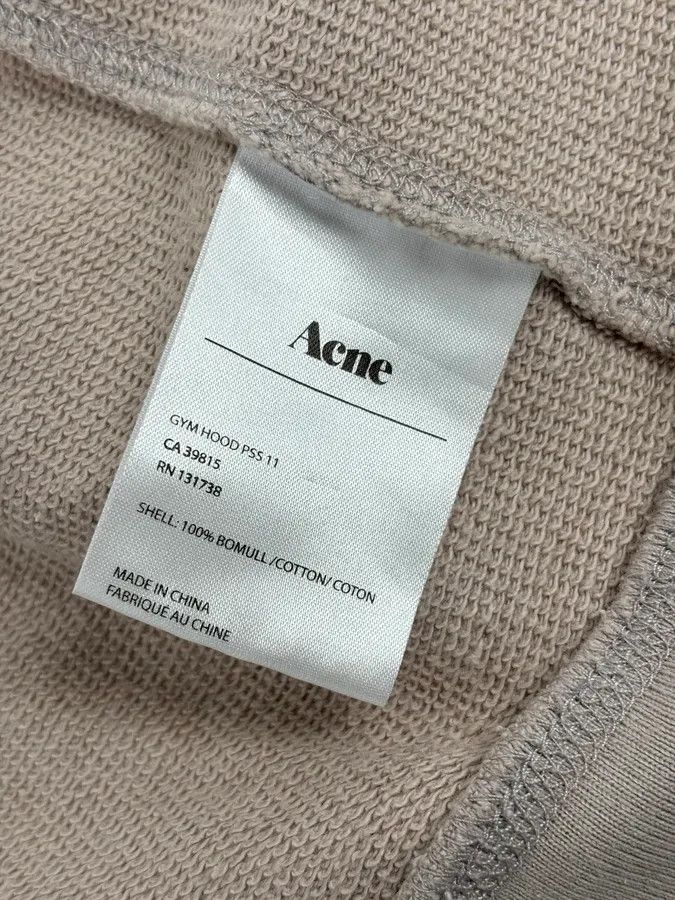 Acne Studios SS2011 Acne Studios Beige Full-Zip Hoodie Size US L / EU 52-54 / 3 - 10 Thumbnail