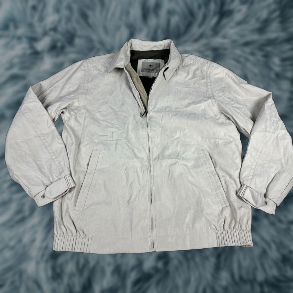 Vintage VINTAGE Rainforest Bomber Coat Jacket Men L Beige Tan Khaki Rainforest Tan Khaki Bomber Men’s Jacket Coat Sz L Vintage Size US L / EU 52-54 / 3 - 1 Thumbnail