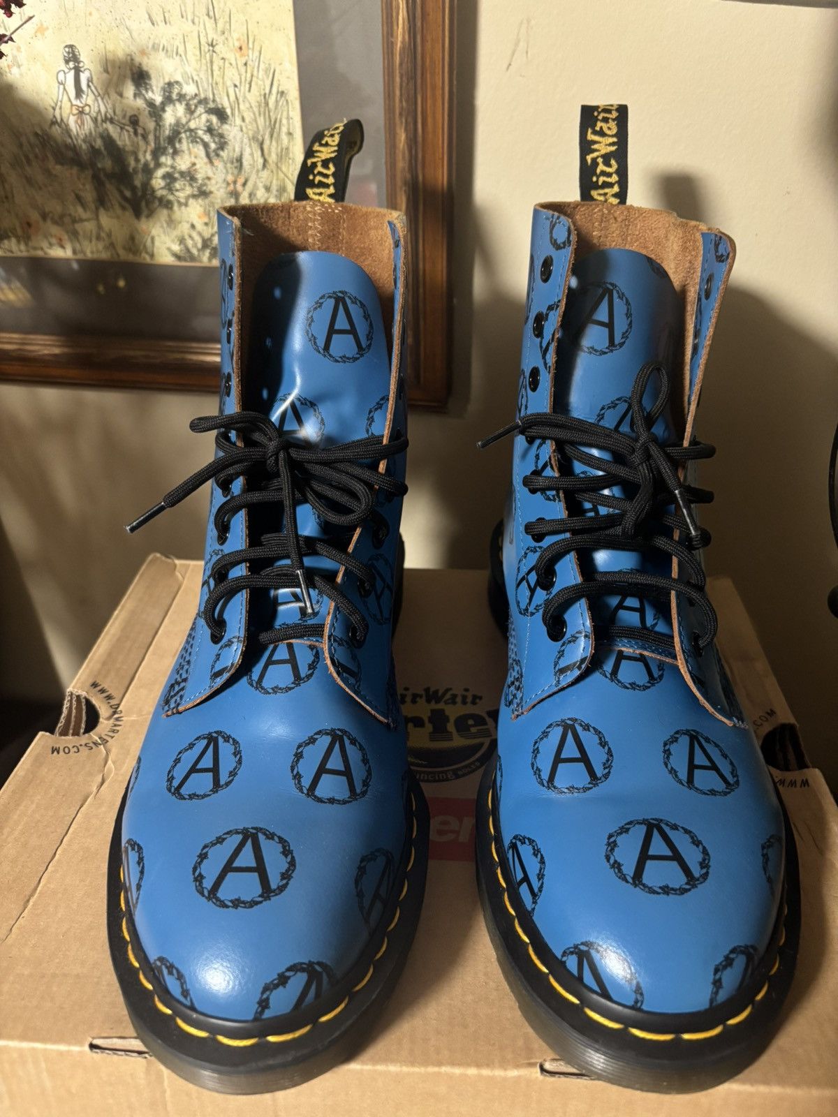 Supreme × Undercover Supreme x Undercover Anarchy Dr Martens | Grailed