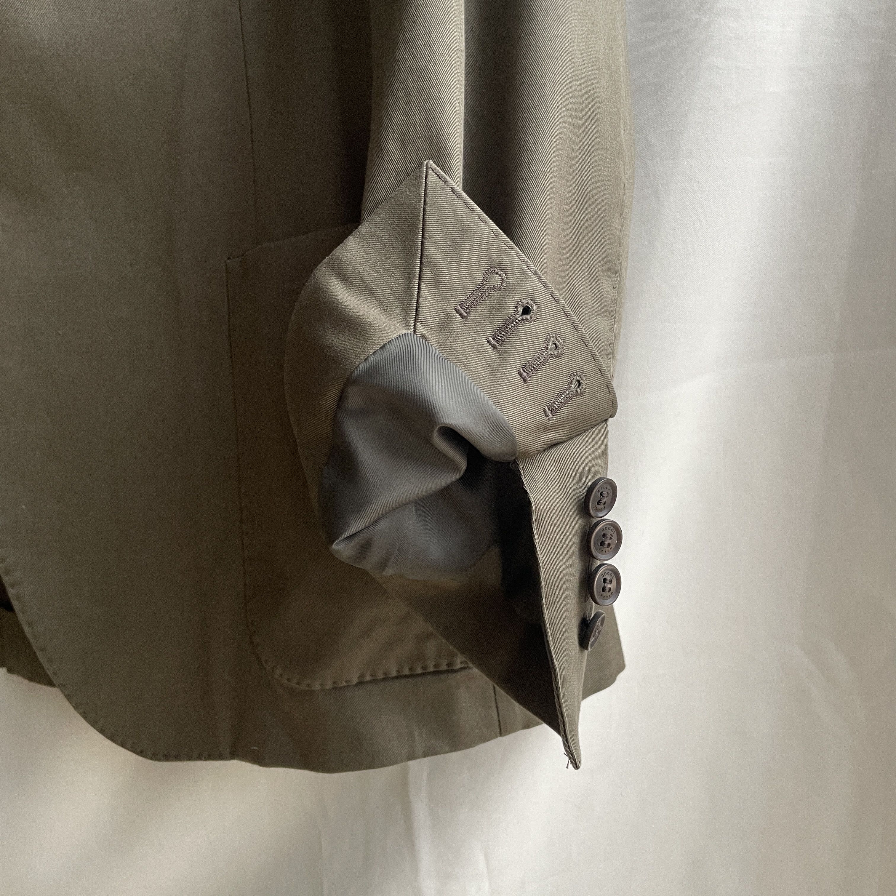 Boggi Boggi Milano Unlined Cotton Blazer Size EUR 56 Size 46R - 6 Thumbnail