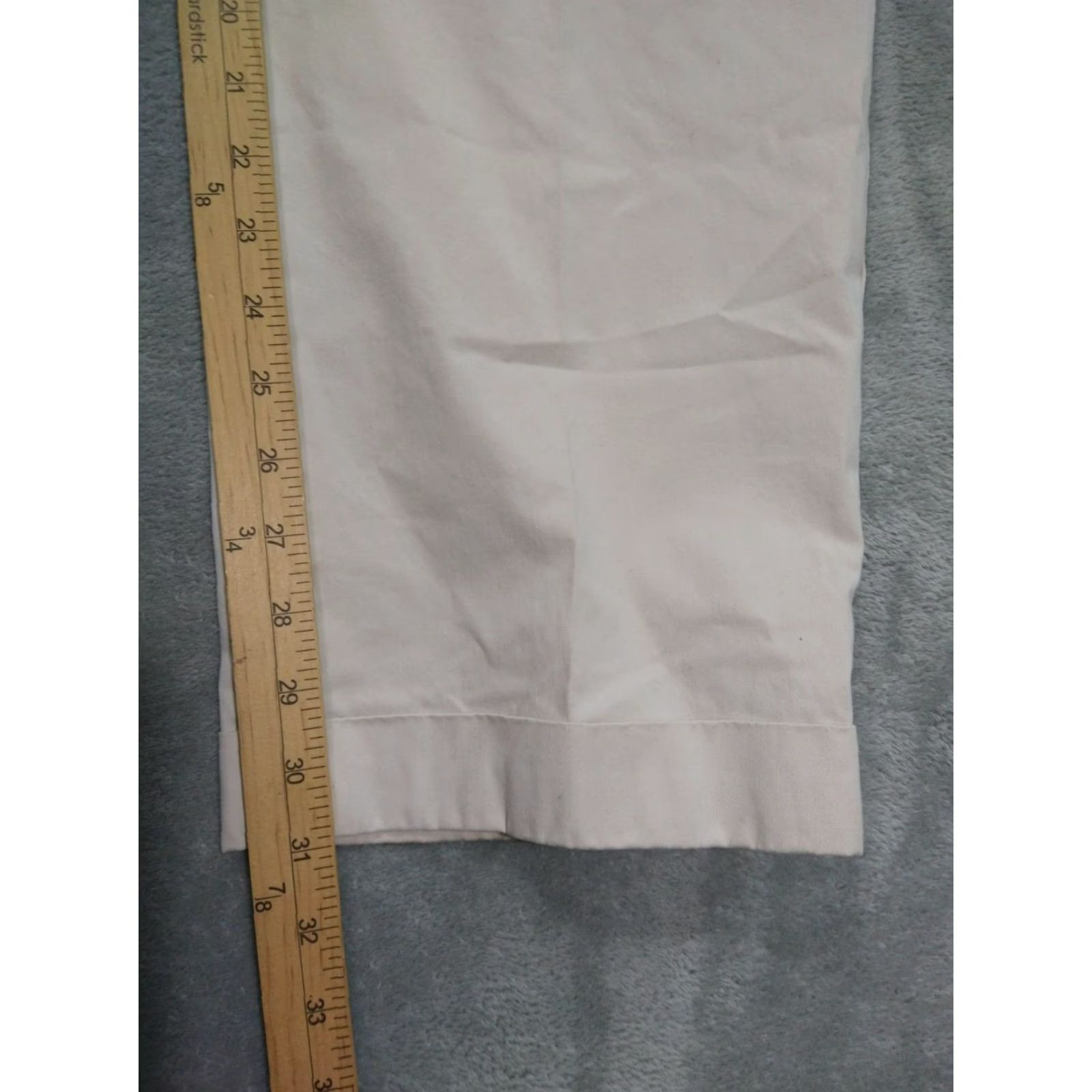 Brooks Brothers Brooks Brothers Mens Pants 35x32 Beige Chino Pleated Tapered Leg Cuffed Cotton Size US 35 - 5 Thumbnail