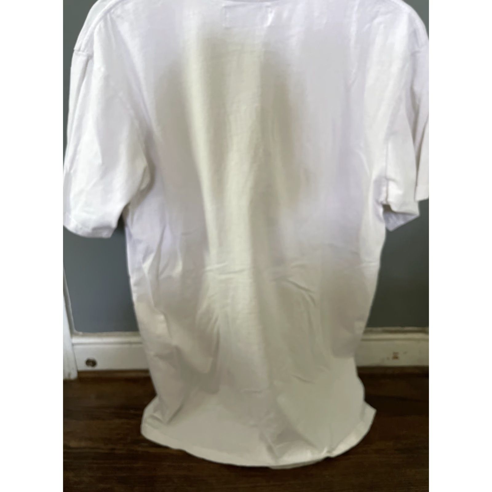 Vintage VINTAGE LOOSE LONGLINE FIT Mens Large White USA Single Stitch Size US L / EU 52-54 / 3 - 3 Thumbnail