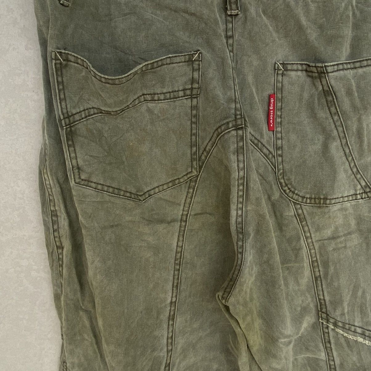 Other Vintage Drugstore Khaki Cargo Pants A Grunge Vibe W32 L37 Size US 32 / EU 48 - 7 Thumbnail