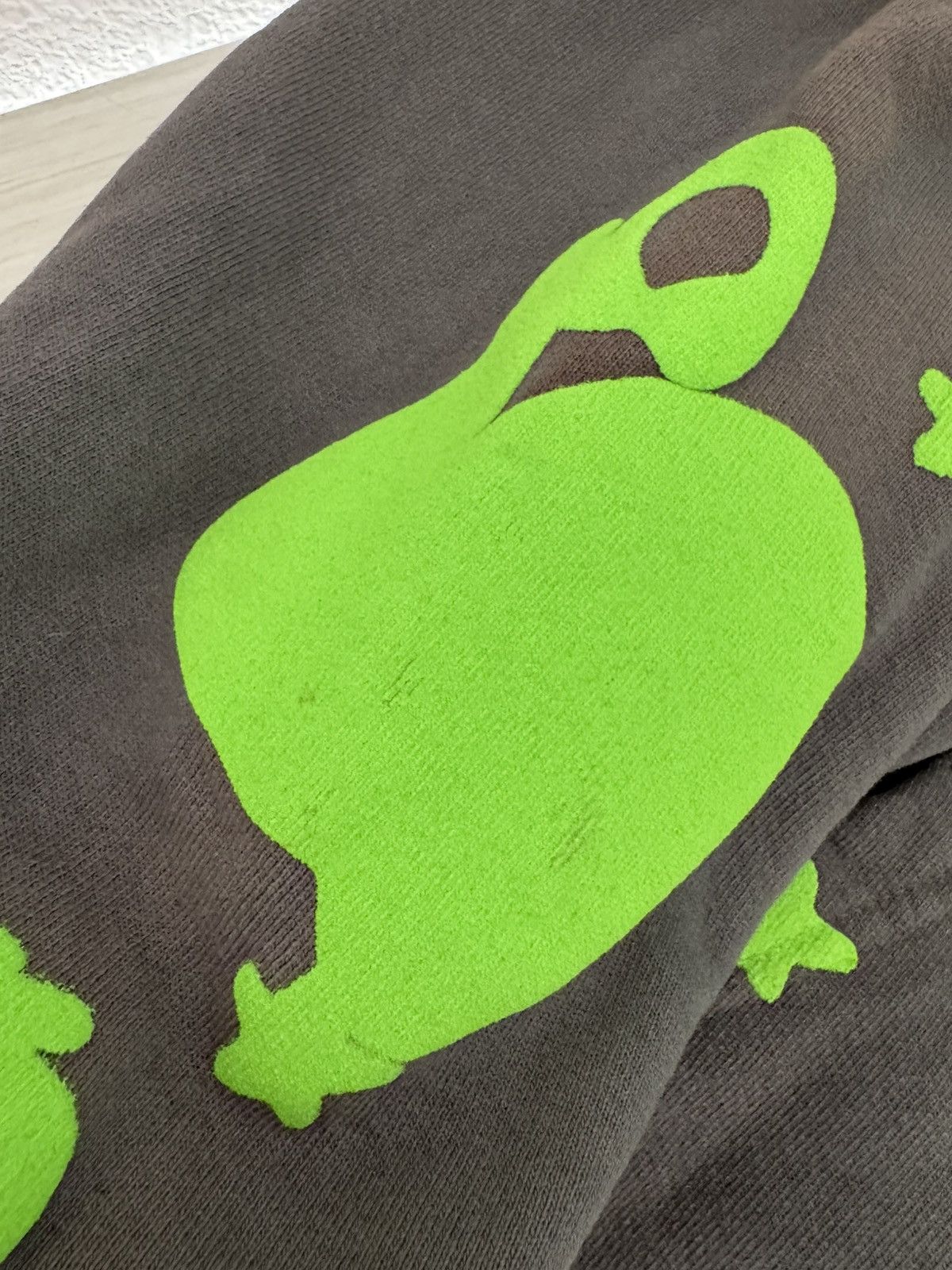 Sp5der M – Sp5der Beluga Hoodie Slate Grey Green – Authentic Size US M / EU 48-50 / 2 - 2 Thumbnail