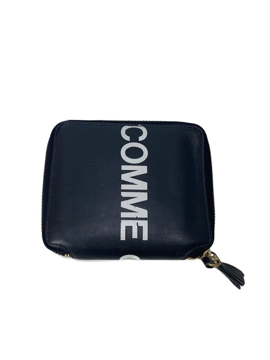 Comme des Garcons Logo Leather Zip Wallet Size ONE SIZE - 1 Thumbnail