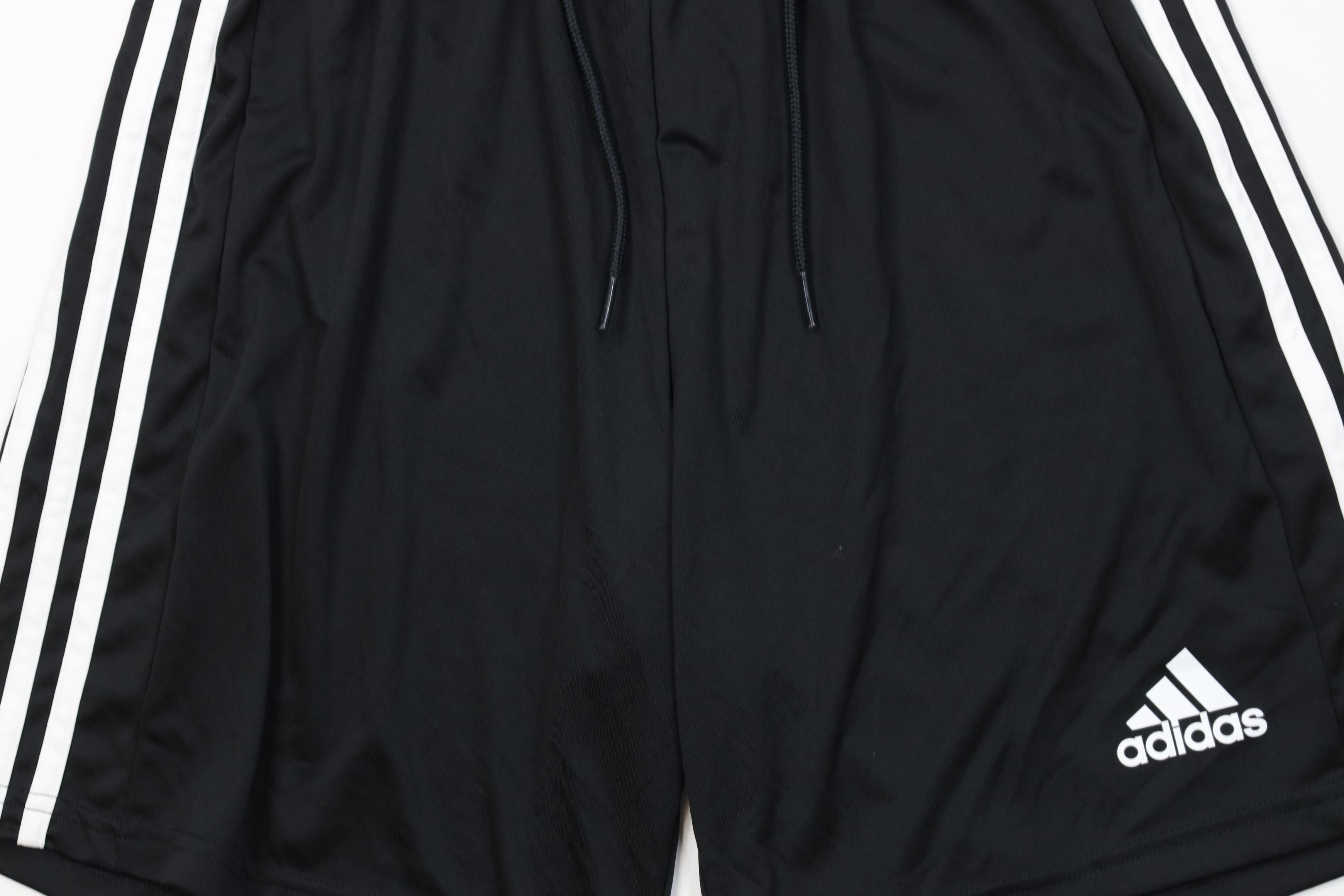 Adidas Vintage Y2K Adidas Running Jogging Soccer Shorts Black Size US 32 / EU 48 - 3 Thumbnail
