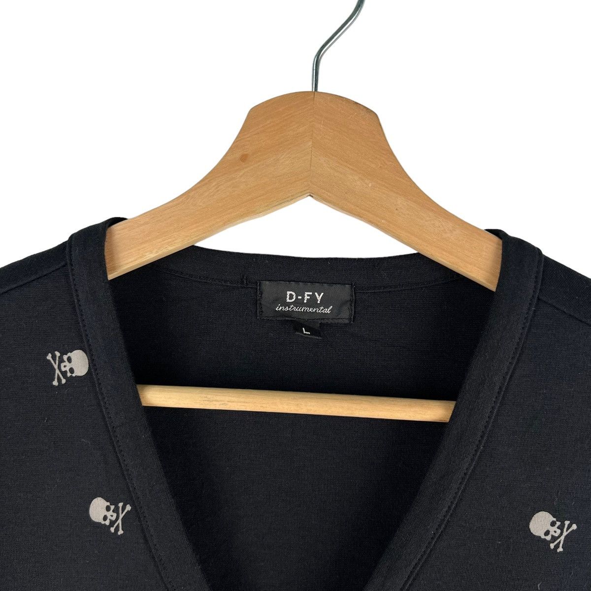 Japanese Brand 🔥Long Sleeve D-FY Instrumental Skeleton Full Print Size US L / EU 52-54 / 3 - 8 Thumbnail