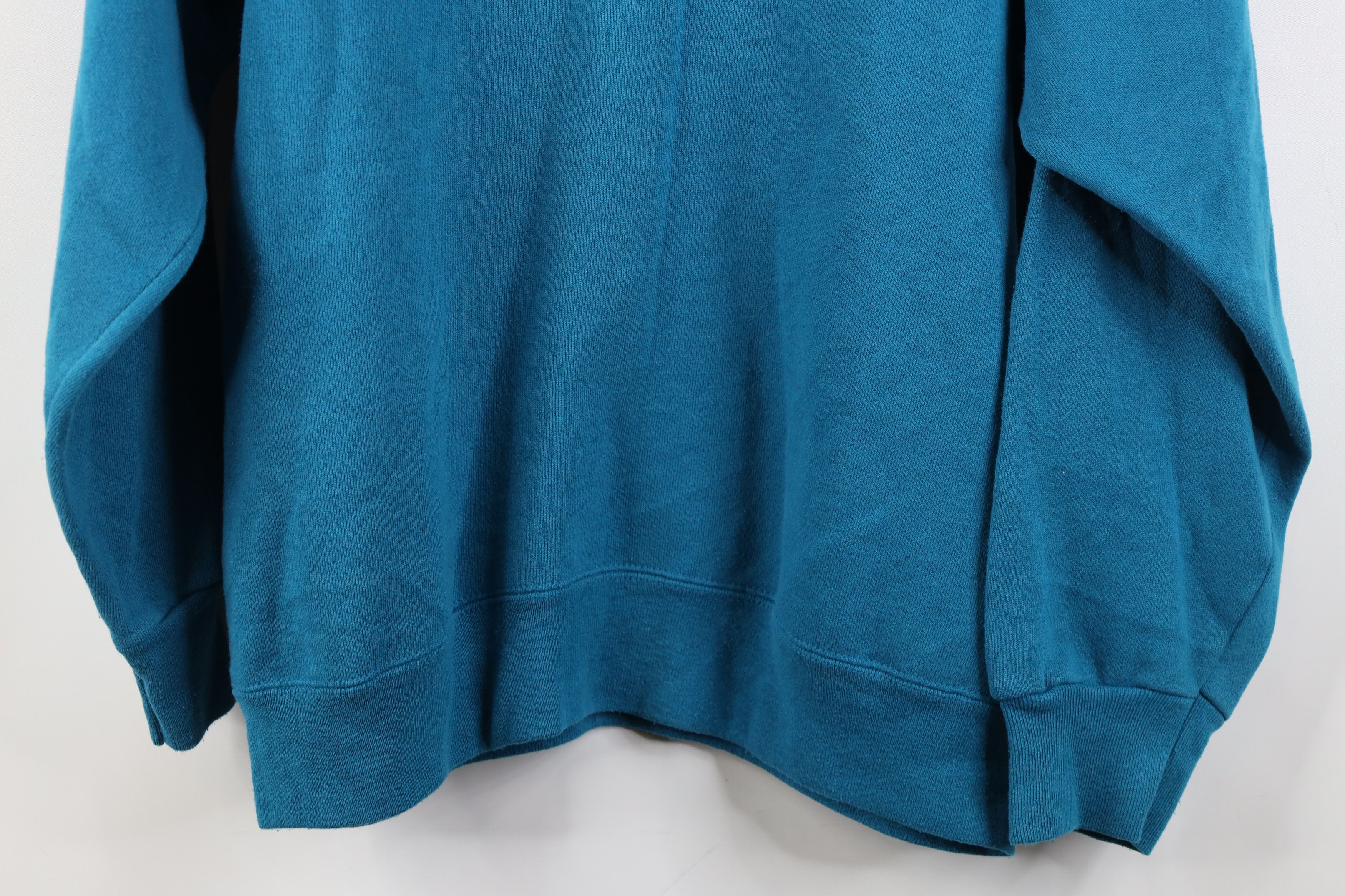 Vintage Vintage 90s Streetwear Crewneck Sweatshirt Blue USA Size US L / EU 52-54 / 3 - 12 Thumbnail