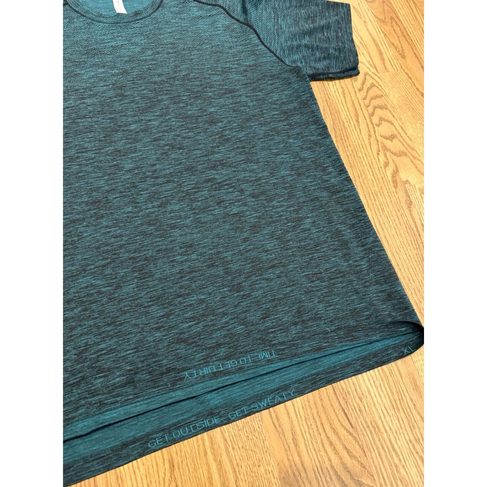 Lululemon Lululemon Metal Vent Tech Shirt Men's Size XL Teal Blue Green Short Sleeve T Size US XL / EU 56 / 4 - 4 Thumbnail