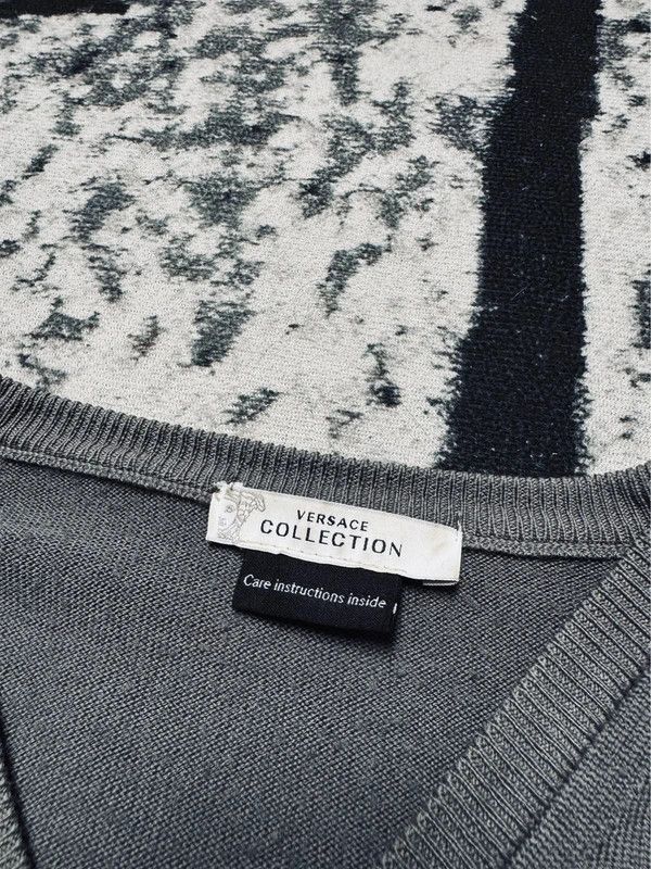 Versace Sweter Versace Collection szare logo S Size US S / EU 44-46 / 1 - 4 Thumbnail