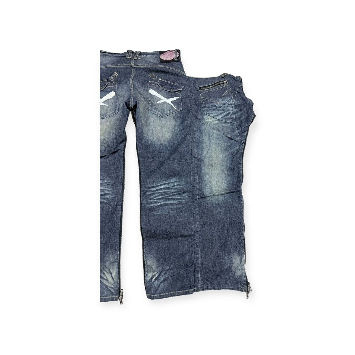 Seditionaries Vtg🔥Avant-Garde ppfm AnarchyDenim Eastern Rock Reverseible Size US 33 - 22 Thumbnail