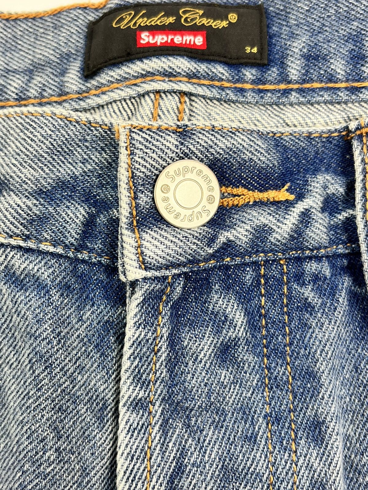 Supreme × Undercover JEANS WITH LAYERED SHIRT Size US 34 / EU 50 - 10 Thumbnail