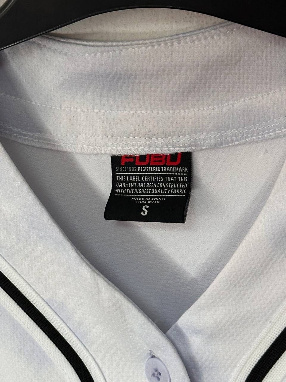Fubu FUBU Baseball Jersey White Purple 05 Logo Button Up Y2K S Size US S / EU 44-46 / 1 - 4 Thumbnail