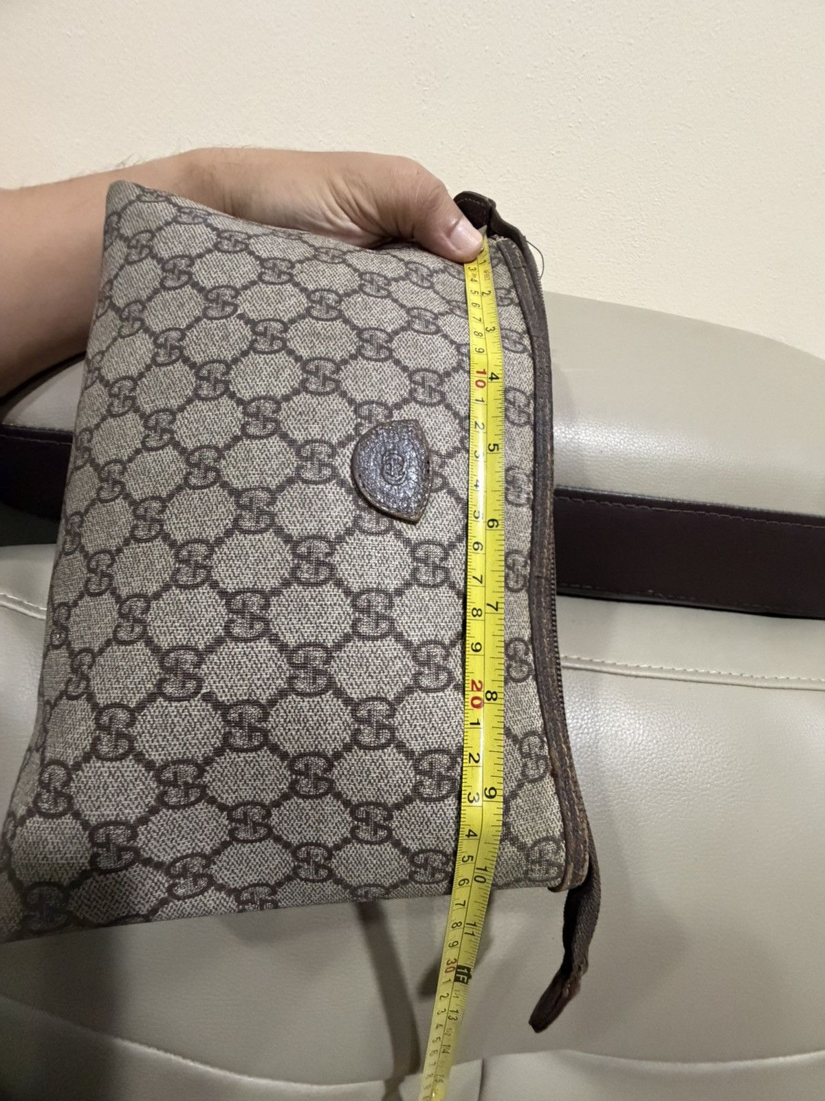 Gucci Authentic Vintage Gucci GG Supreme Monogram Clutch Bag Size ONE SIZE - 10 Thumbnail