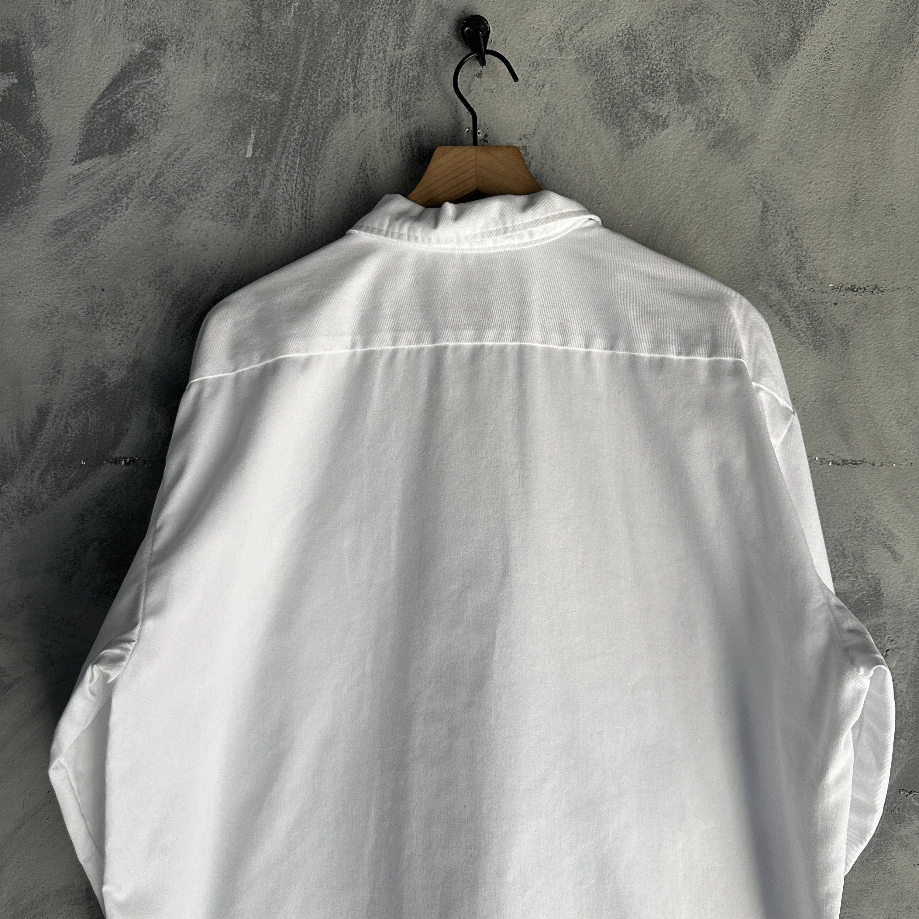 Dickies Dickies Button Up Shirt Mens XL White Long Sleeve Workwear Size US XL / EU 56 / 4 - 9 Thumbnail