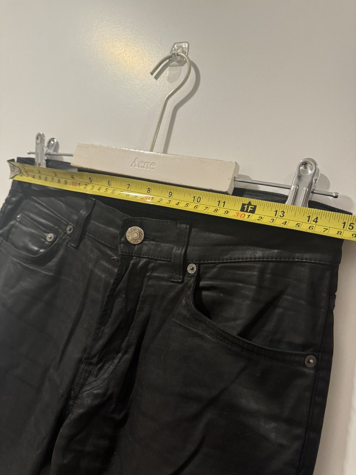 Acne Studios Acne Studios waxed “pleather” jeans 2017 Size US 28 / EU 44 - 4 Thumbnail