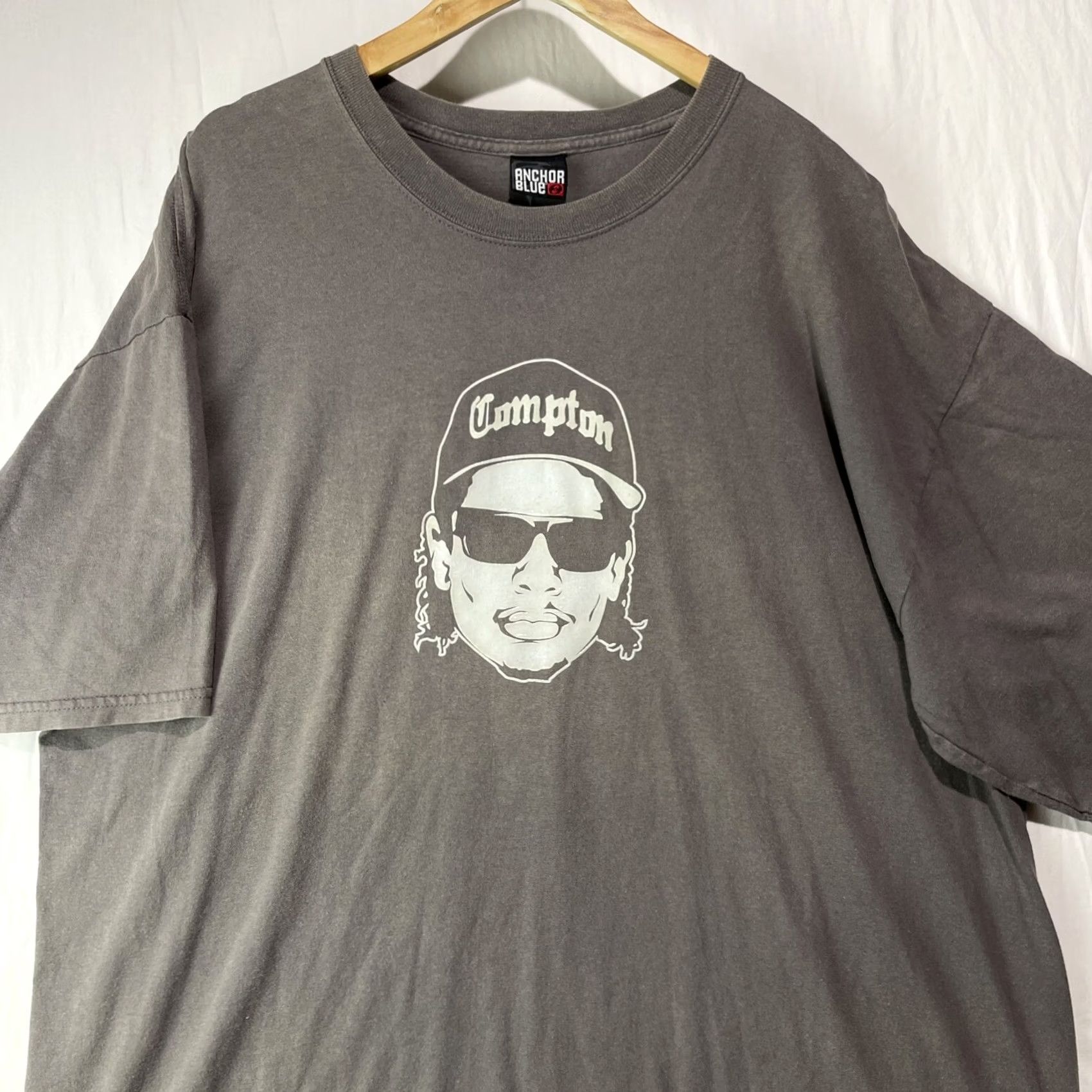 Anchor Blue Eazy E Shirt Mens 2XL Gray Anchor Blue Compton Rap Tee Vintage Hip Hop Size US XXL / EU 58 / 5 - 2 Thumbnail