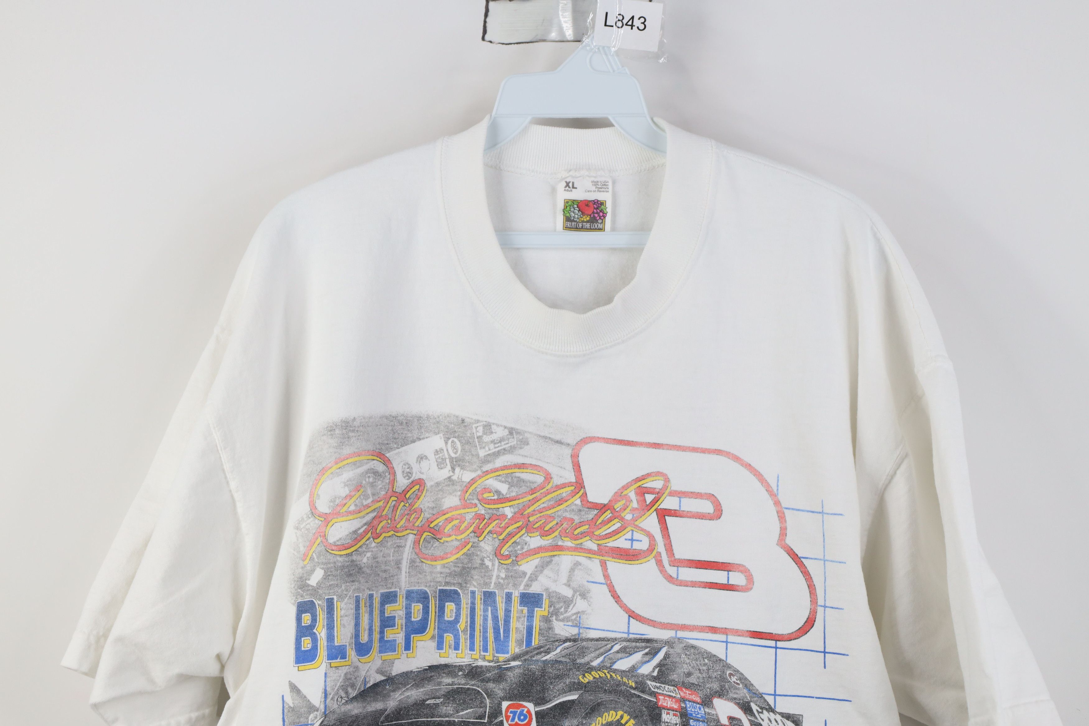 Vintage Vintage 90s NASCAR Earnhardt Racing All Over Print T-Shirt Size US XL / EU 56 / 4 - 2 Thumbnail