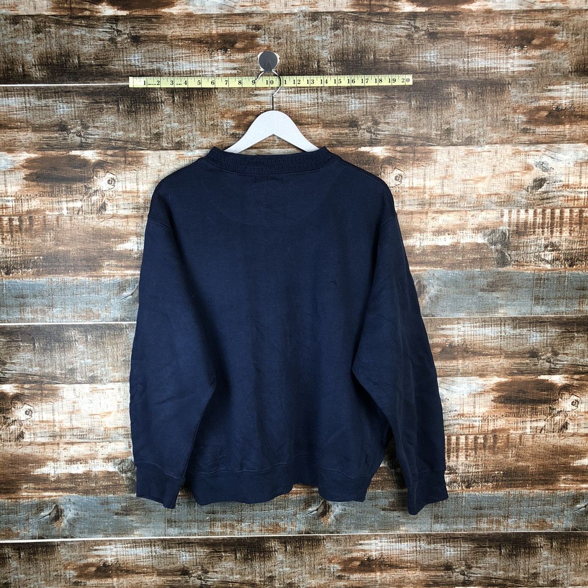 Japanese Brand × Vintage Troy Bros vintage Dark Blue Sweatshirt #A2019 Size US L / EU 52-54 / 3 - 13 Thumbnail