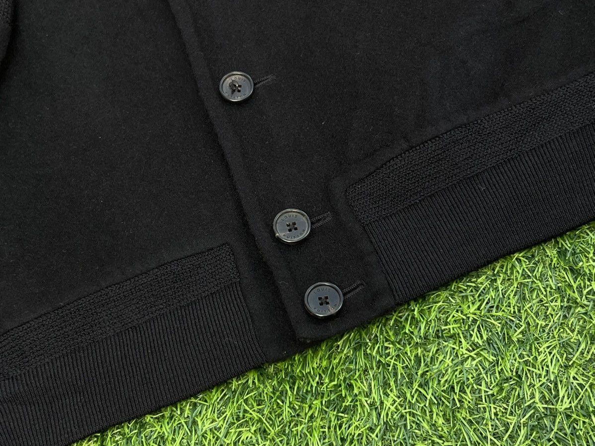 Louis Vuitton Louis Vuitton Black Wool Button-Front Jacket Size US M / EU 48-50 / 2 - 7 Thumbnail