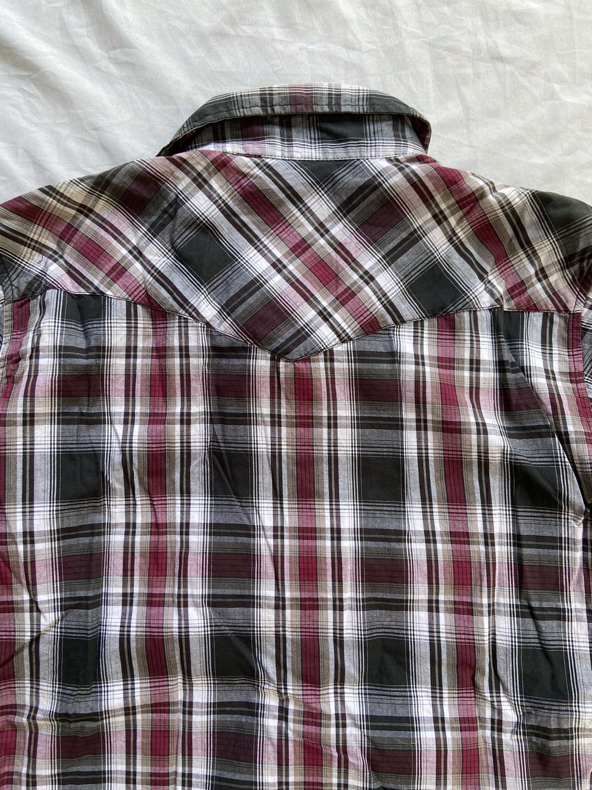 Japanese Brand OMKOE DOUBLE LAYER BUTTON UP SHIRT Size US L / EU 52-54 / 3 - 17 Thumbnail