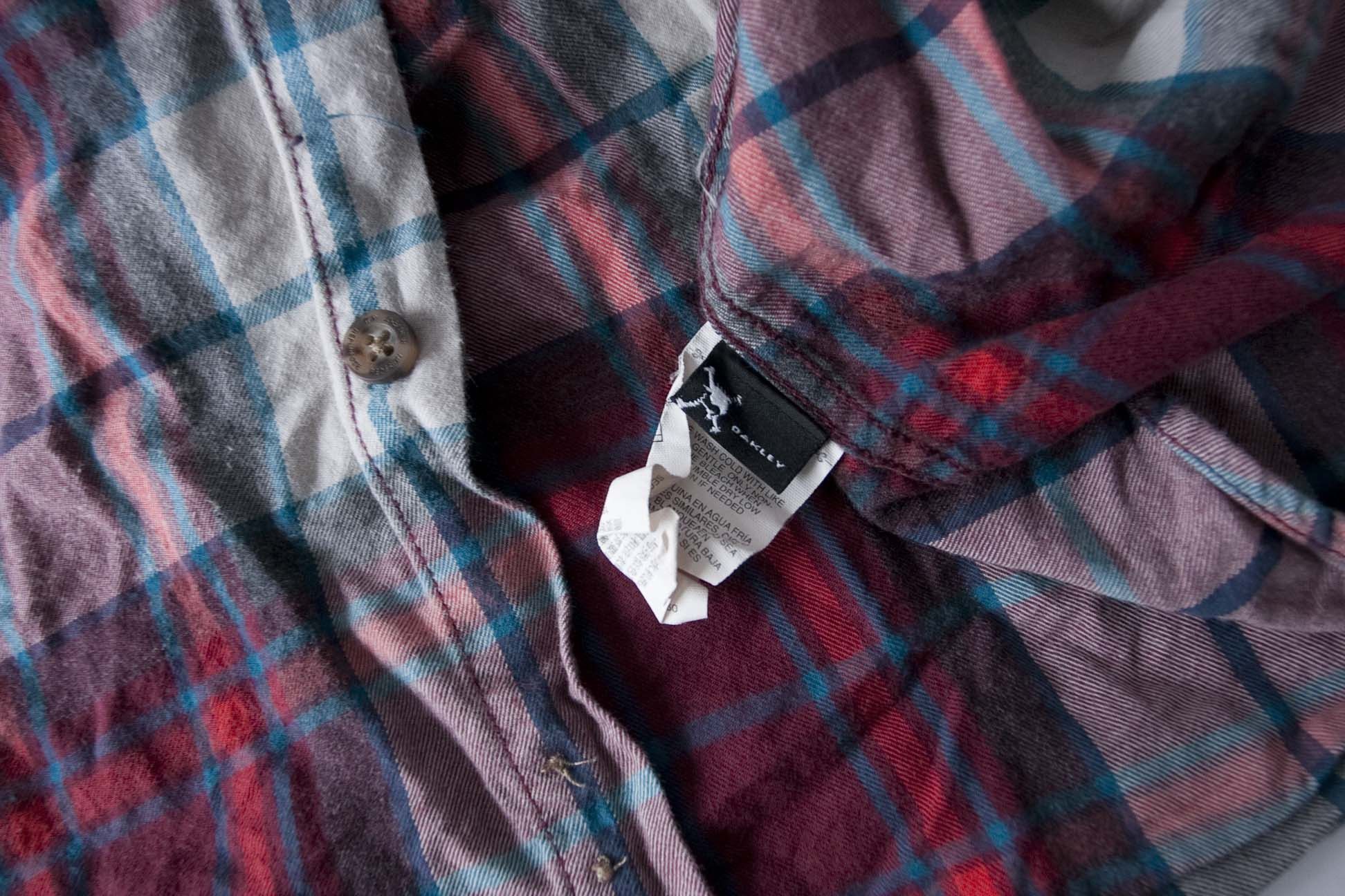 Oakley Oakley Shirt Flannel Size L Plaid Size US L / EU 52-54 / 3 - 5 Thumbnail