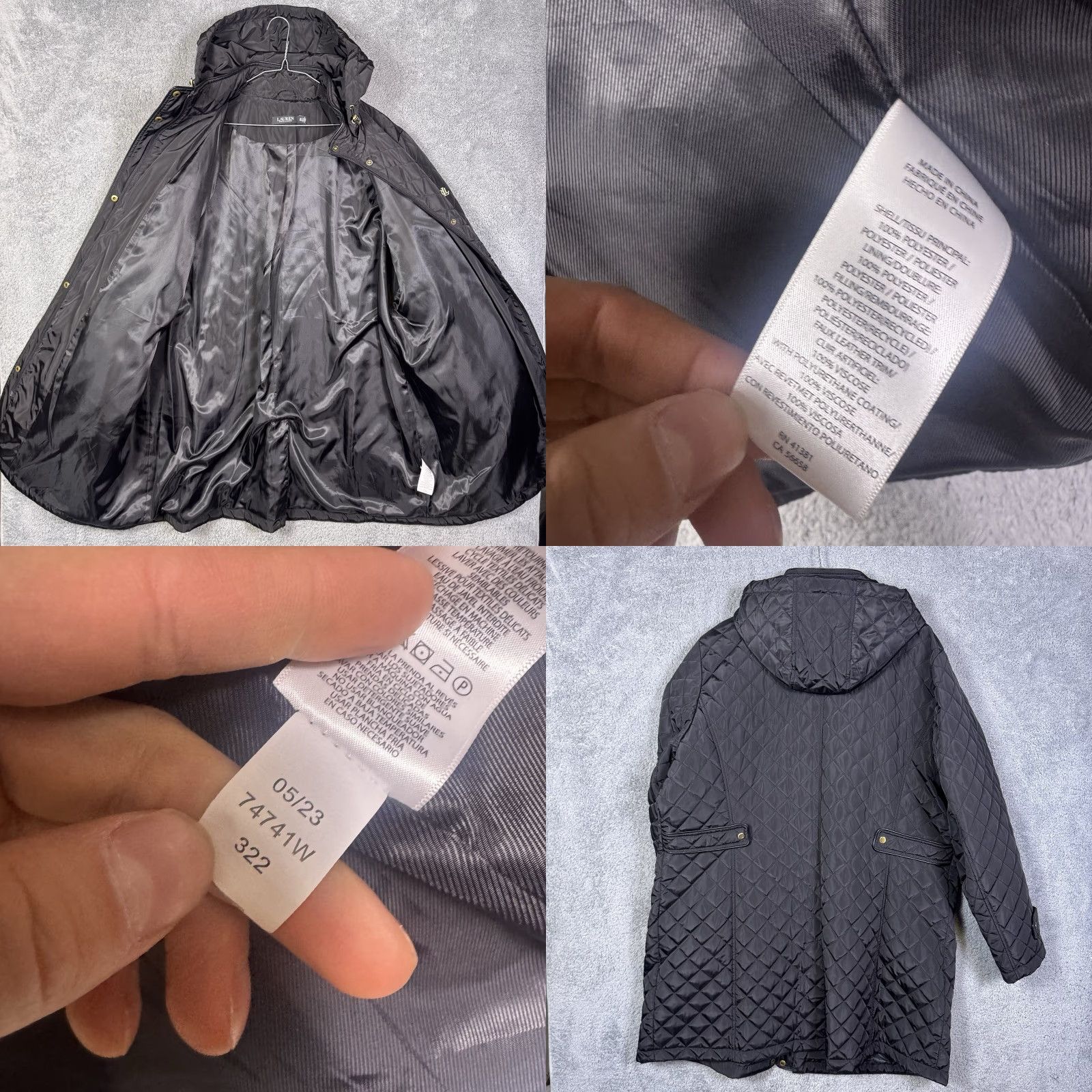 Ralph Lauren Ralph Lauren Black Label Jacket Womens 2X Diamond Quilted Equestrian Barn Puffer Jacket Size XXL / US 16-18 / IT 52-54 - 9 Thumbnail
