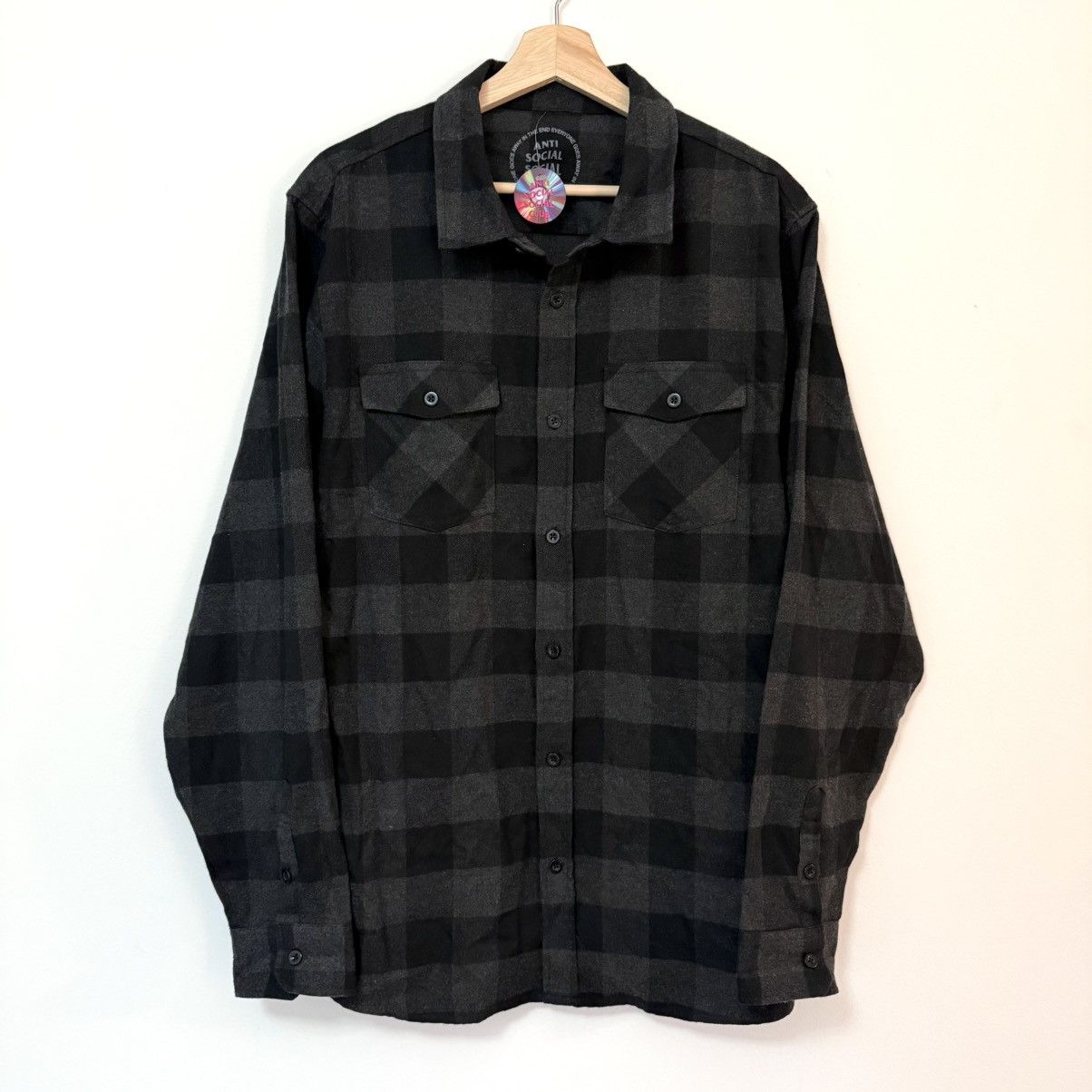 Anti Social Social Club Anti Social Social Club FW22 Happiest Place On Earth Flannel Size US XL / EU 56 / 4 - 2 Thumbnail