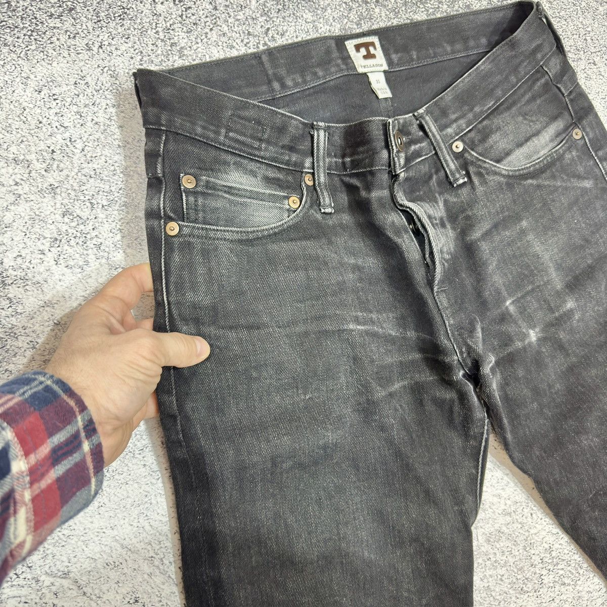 Designer × Tellason Tellason Ladbroke Grove Slim Tapered Japanese Selvedge Size US 31 - 4 Thumbnail